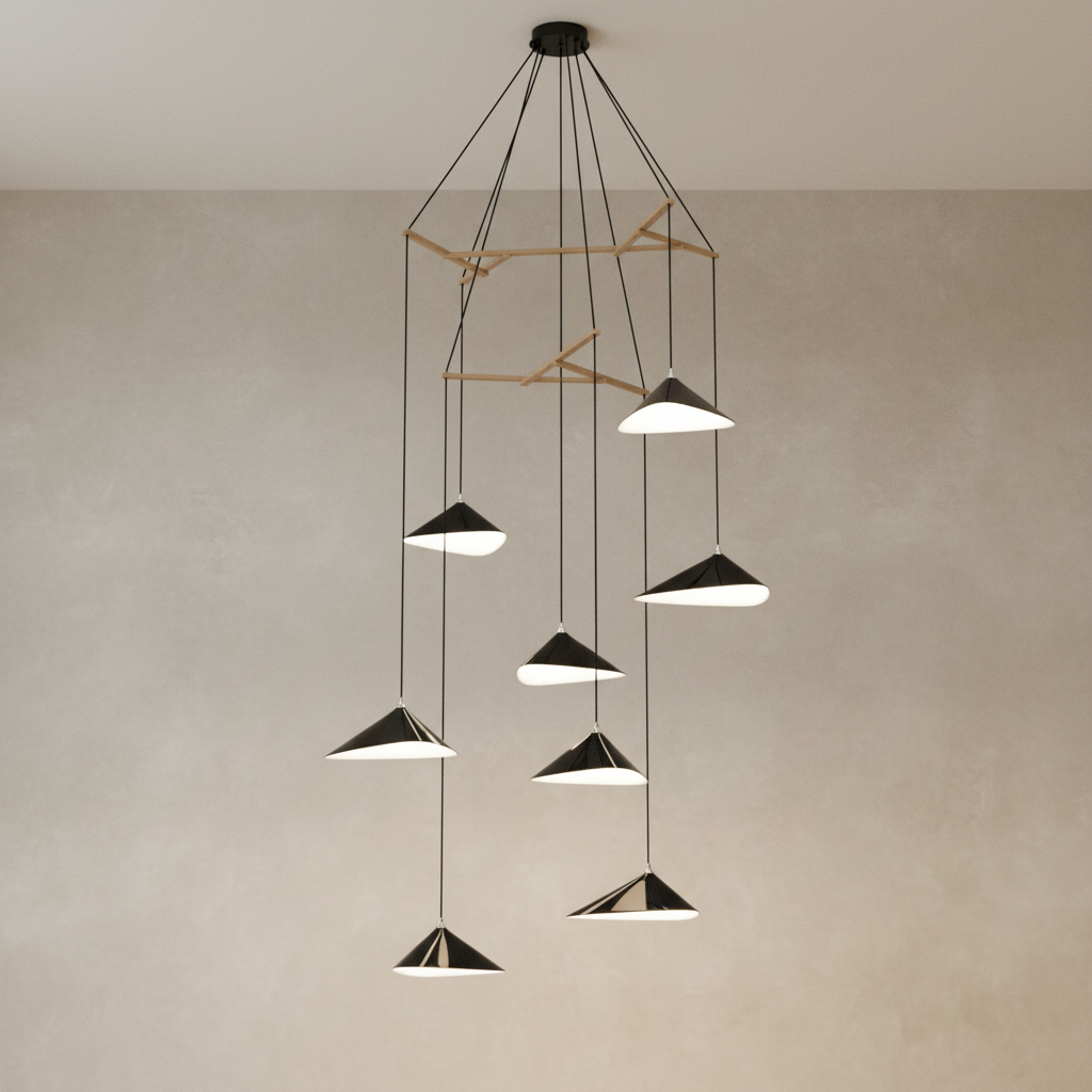 Emily Chandelier, V8 - 7 Finish Options *Made-to-order