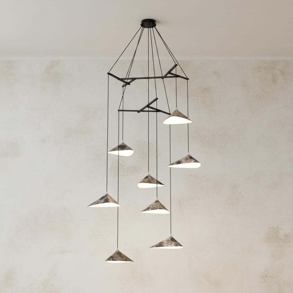 Emily Chandelier, V8 - 7 Finish Options *Made-to-order