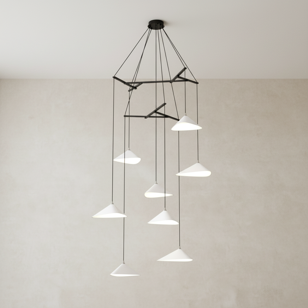 Emily Chandelier, V8 - 7 Finish Options *Made-to-order