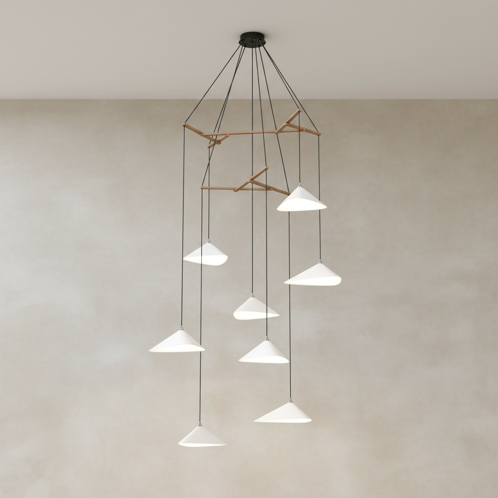 Emily Chandelier, V8 - 7 Finish Options *Made-to-order