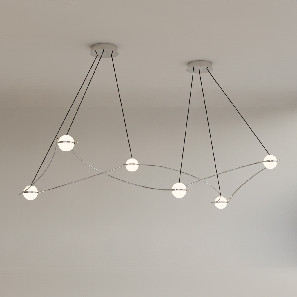 Kosmos 6S Chandelier - 4 Finish Options