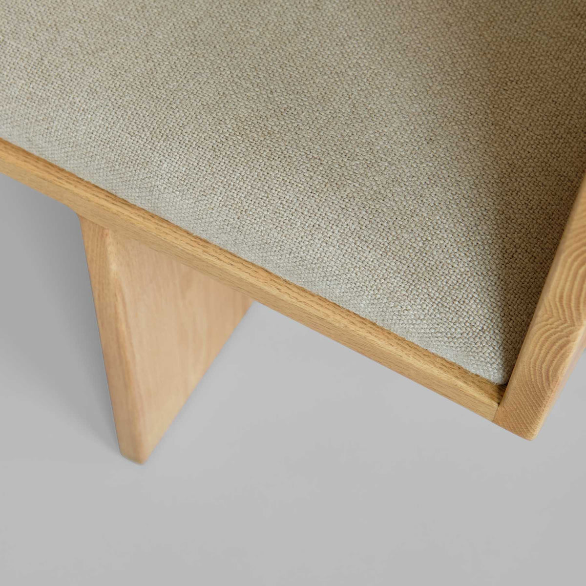 Makura Cushion 21 - Linen Sand, fits Brutus Dining Chair Oak