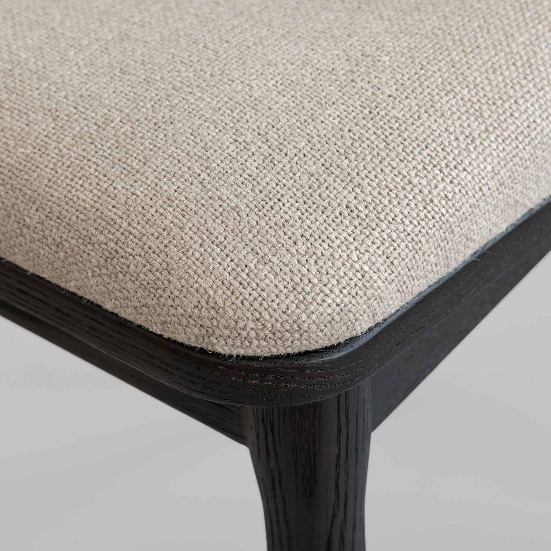 Makura Cushion 31 - Linen Sand, fits Brutus Slim Dining Chair in Oak