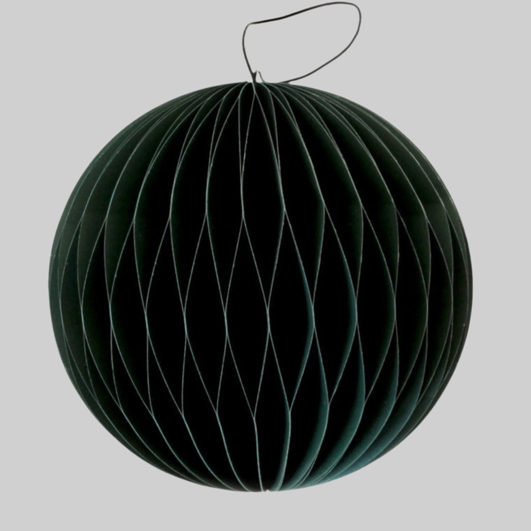 Holiday Ornament - Mega scoop, forest green (set of 6)