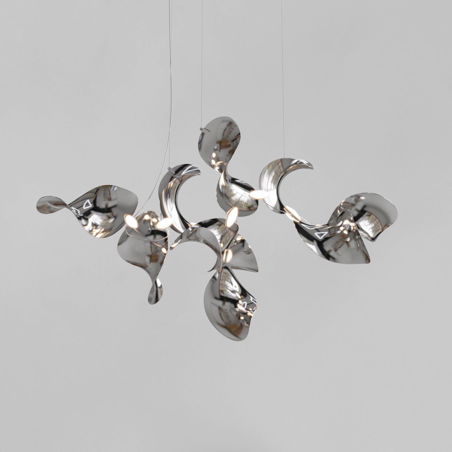 Dune 10 Cluster Chandelier - 5 Finish Options
