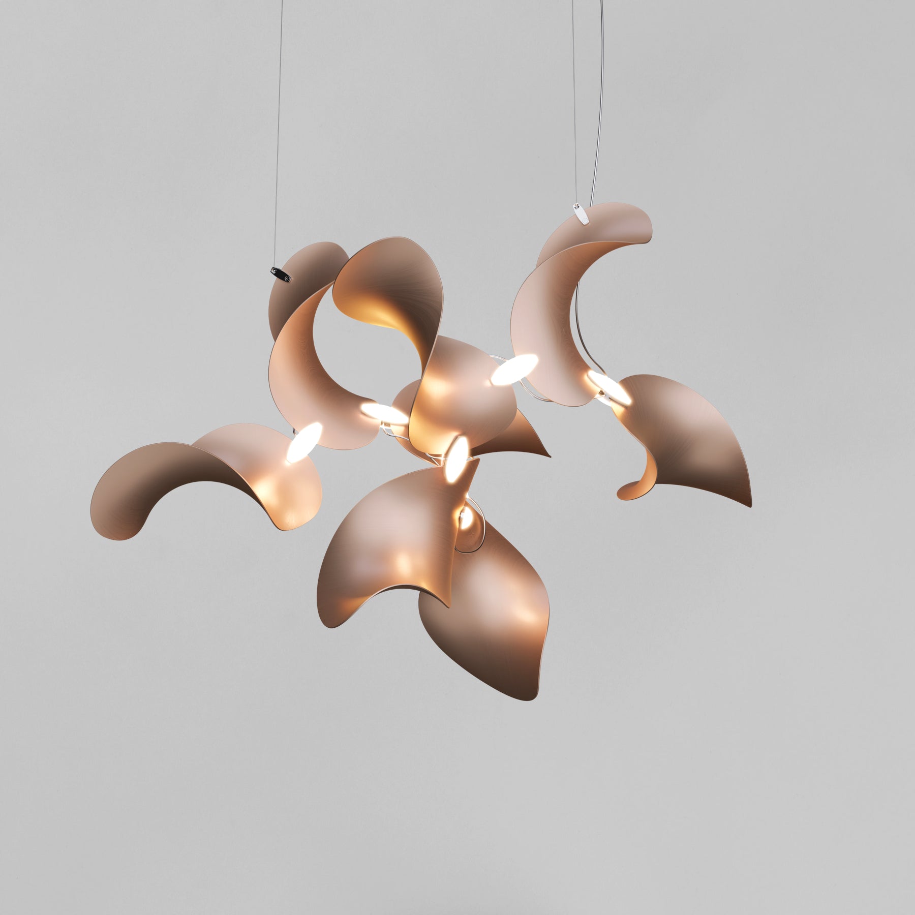 Dune 8 Cluster Chandelier - 5 Finish Options*