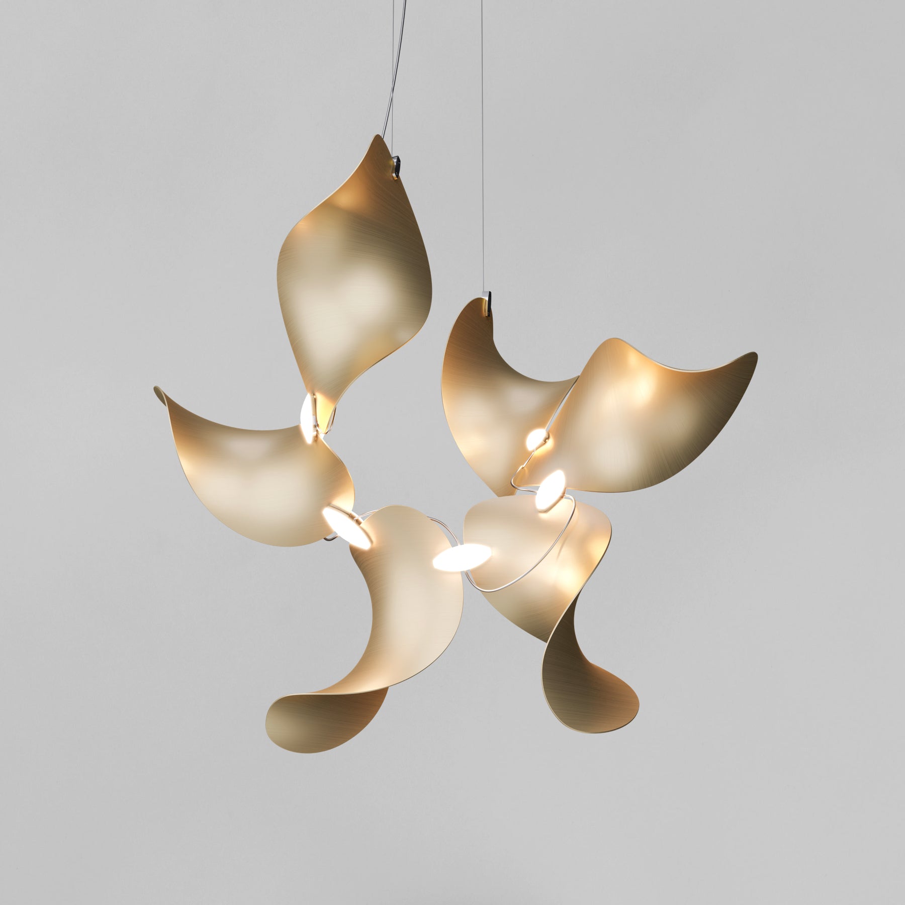 Dune 6 Cluster Chandelier - 5 Finish Options