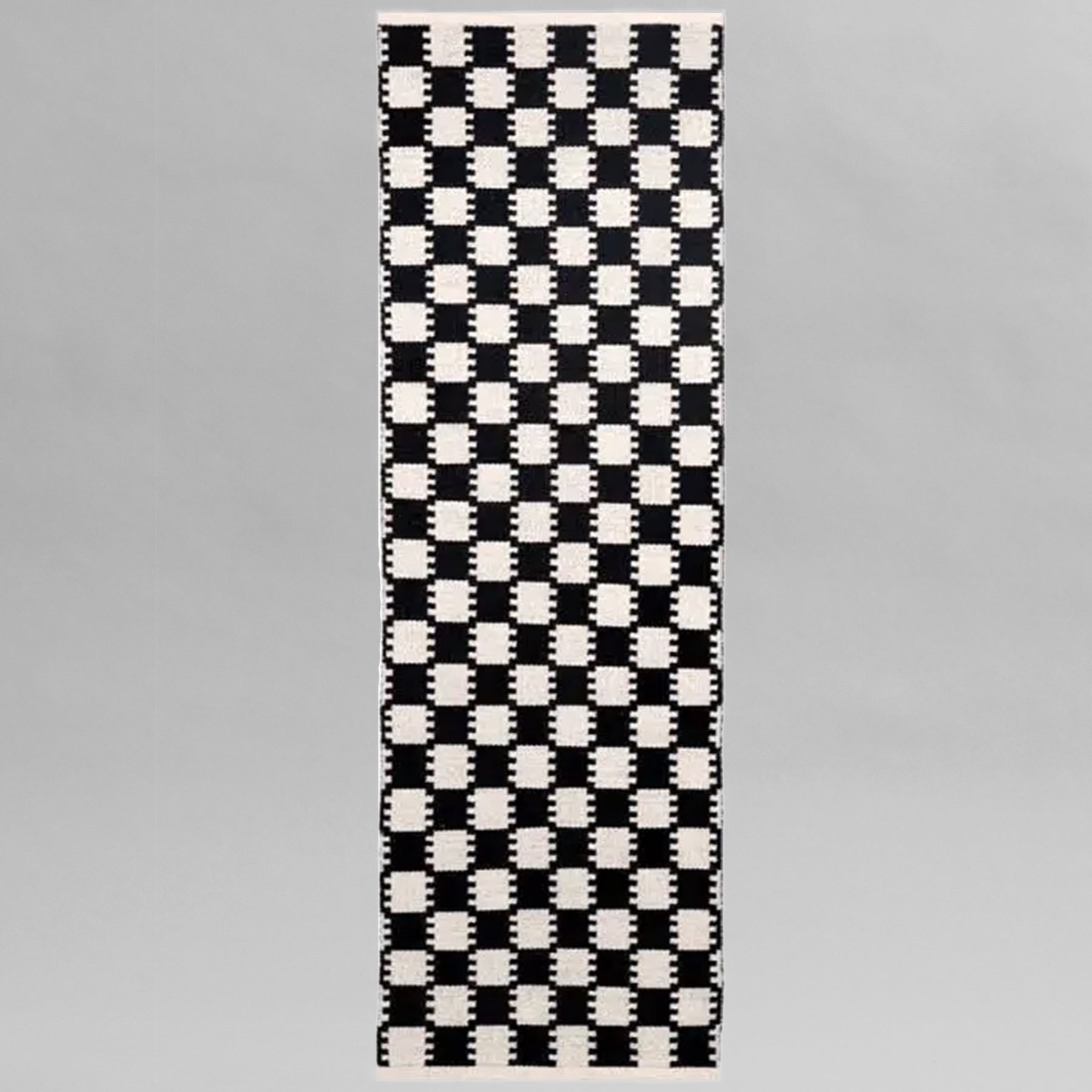 Vibeke Klint Rug VK-5, Black/Off-White, Runner 2.5' x 8'