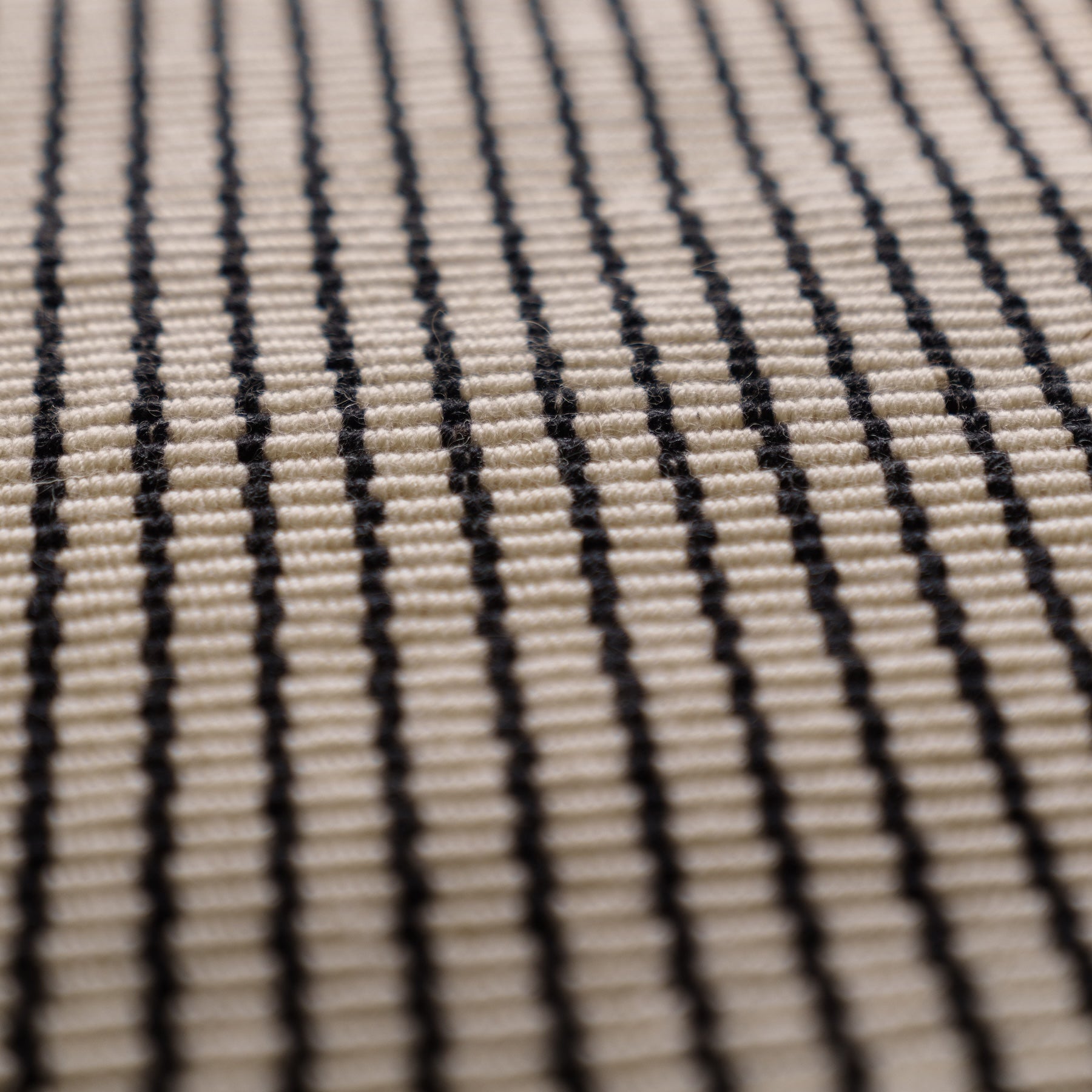 Vibeke Klint Rug VK-3, Off-White/Black - Large Runner 2.5'x8'