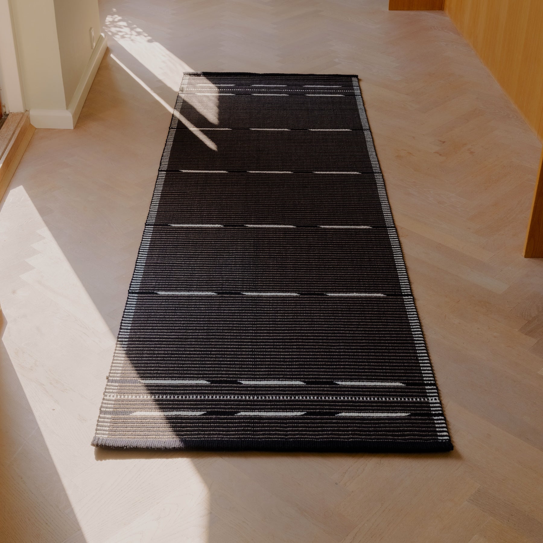 Vibeke Klint Rug VK-10, Brown/Black - Runner 2.5' x 8'