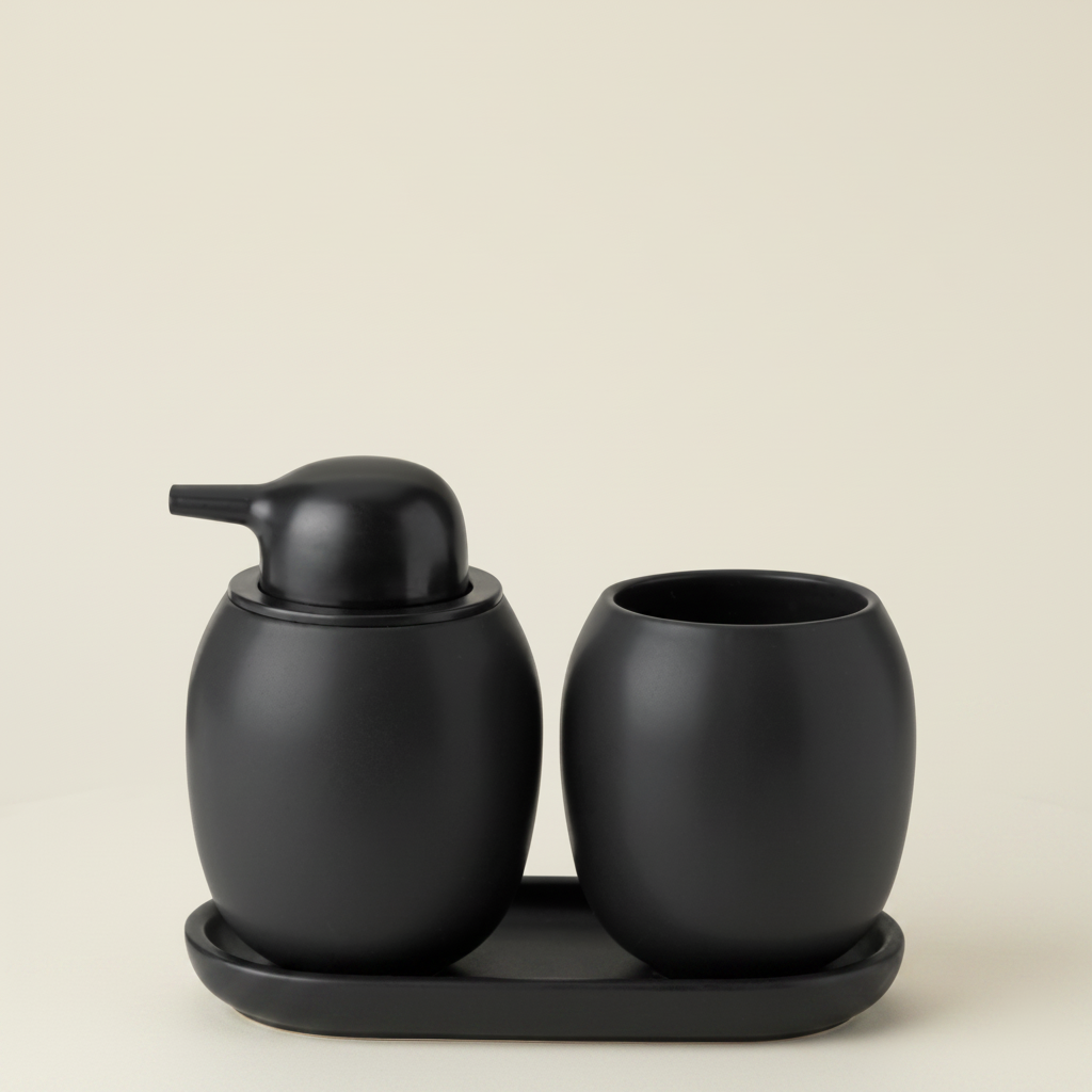 Fjord toothbrush holder - black