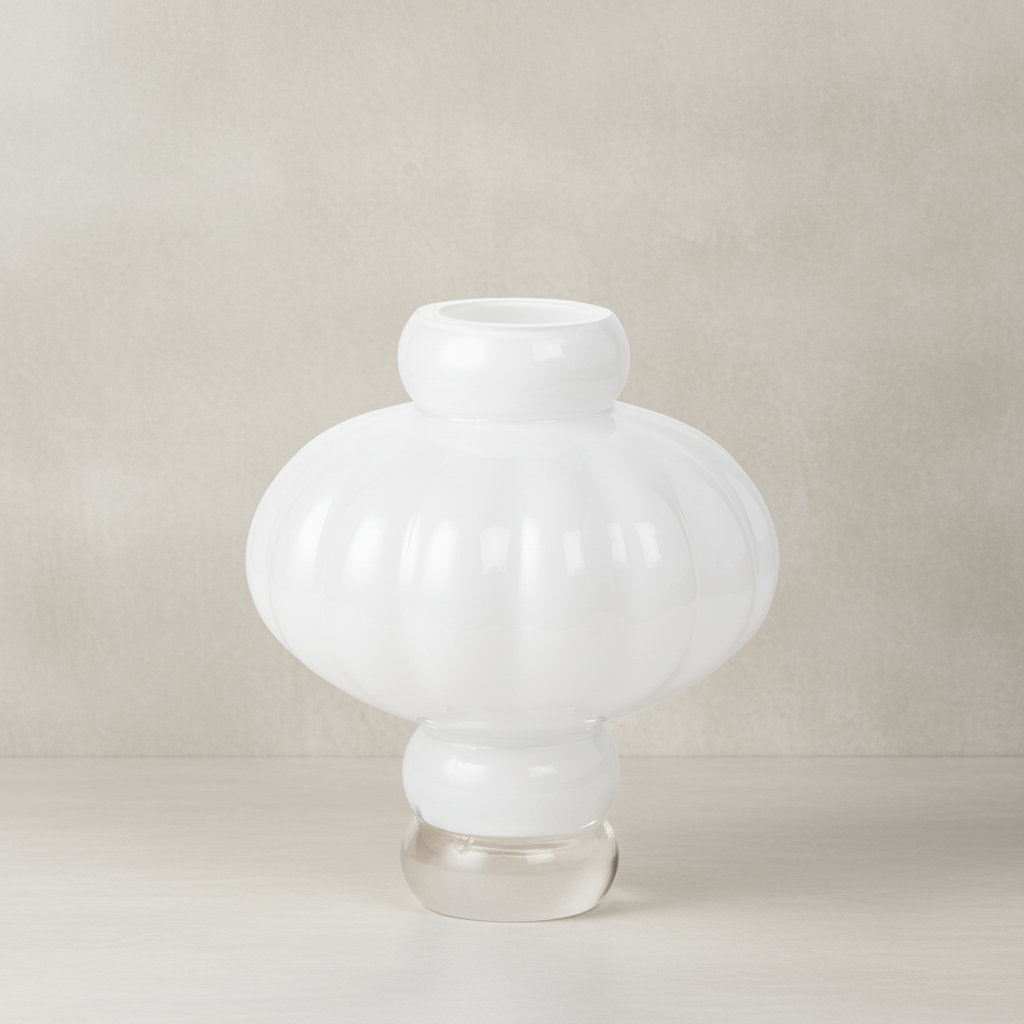 Balloon Vase 02 Opal White