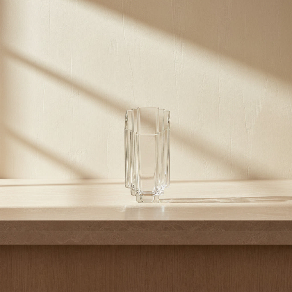 VIMA Vase Oval Clear
