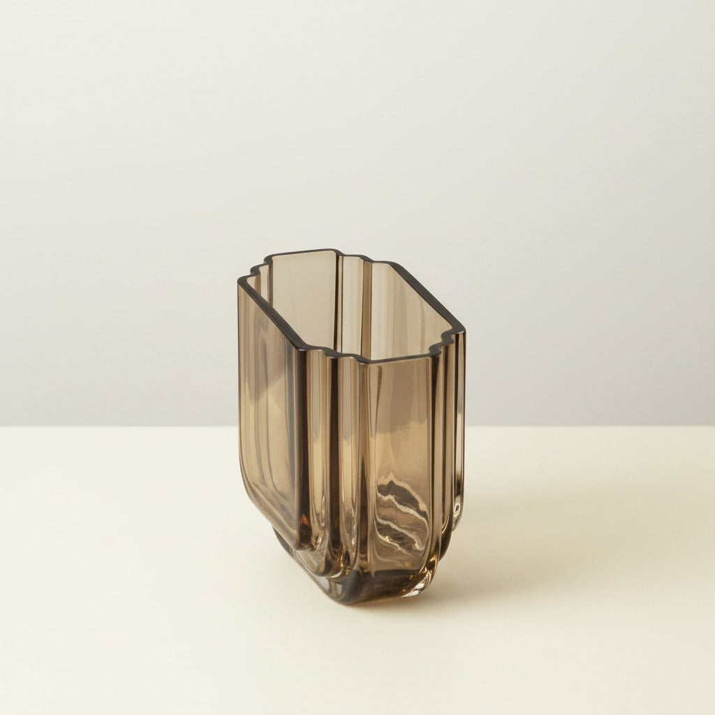 VIMA Vase Oval Smoked