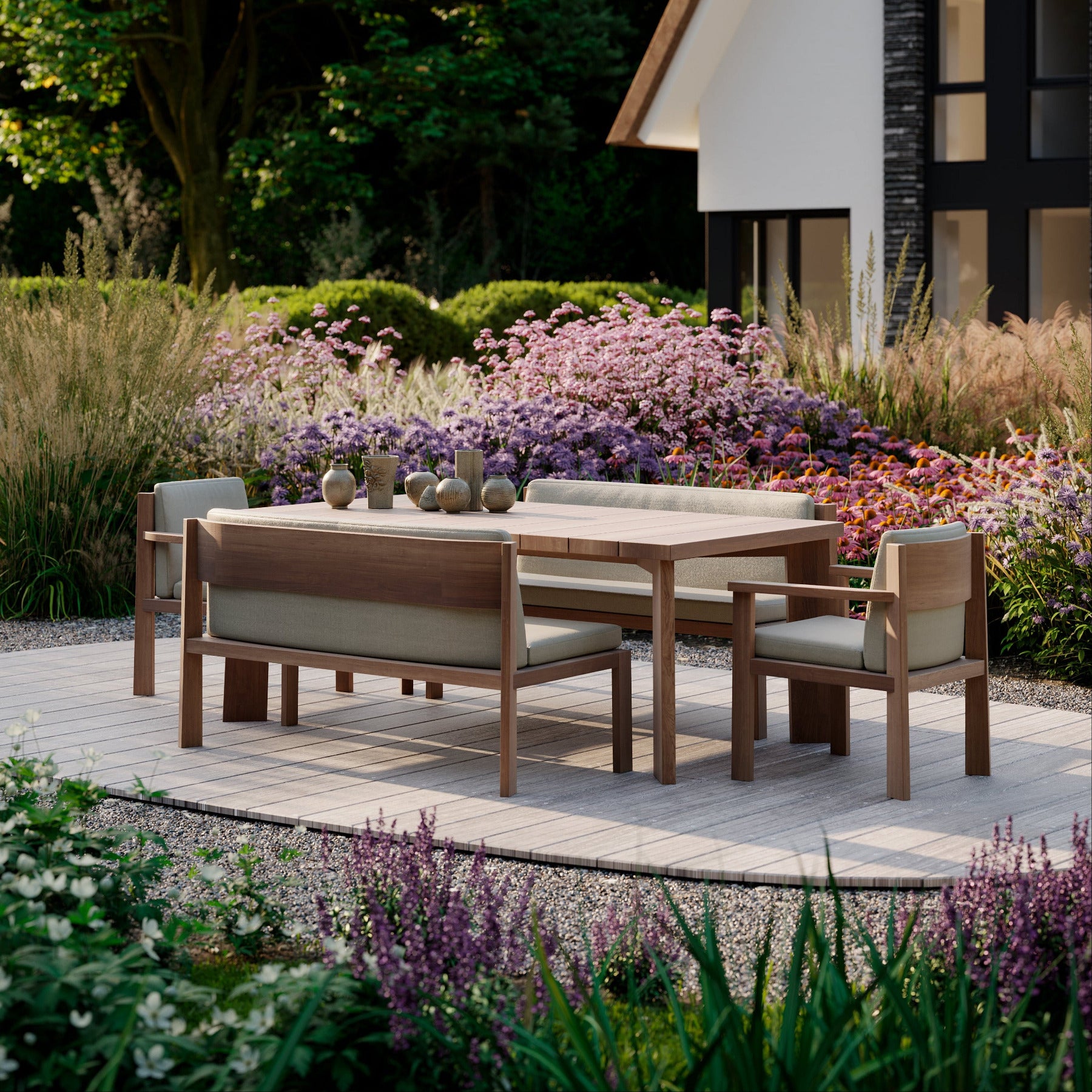 TIMME Outdoor Dining Side Chair by Piet Boon