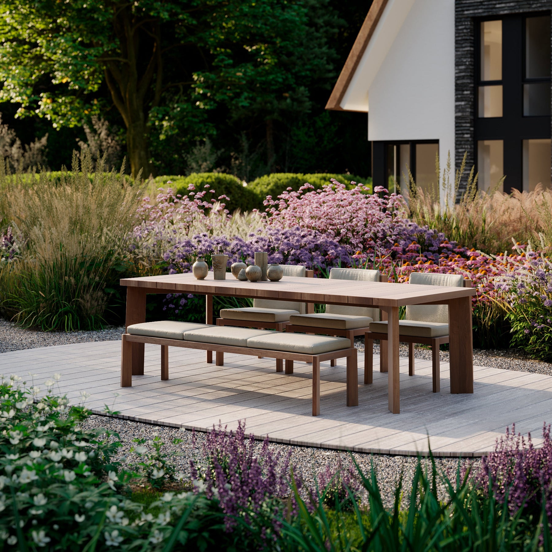 TIMME Outdoor Dining Side Chair by Piet Boon