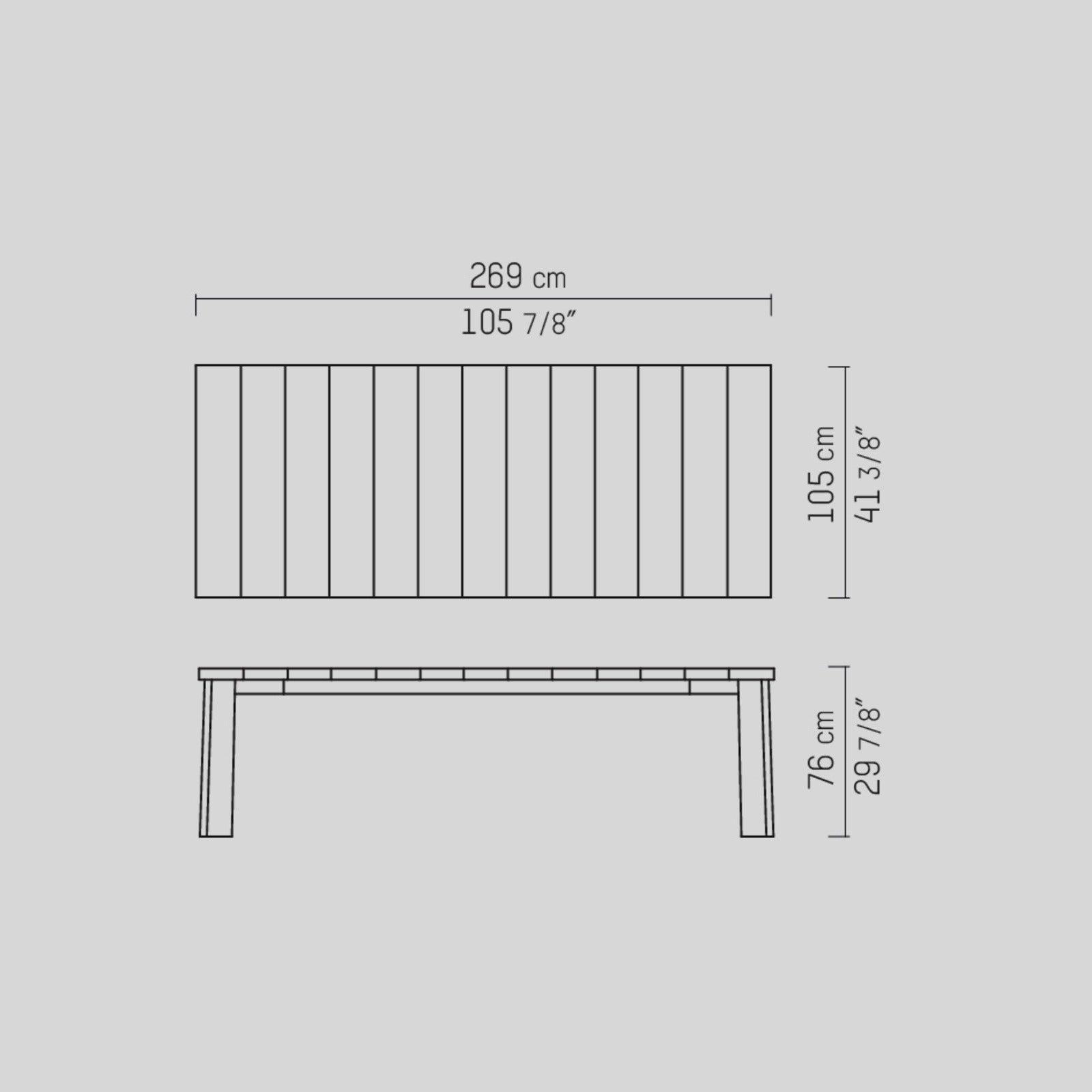 TIMME Dining Table by Piet Boon, 3 Size Options *Special Order