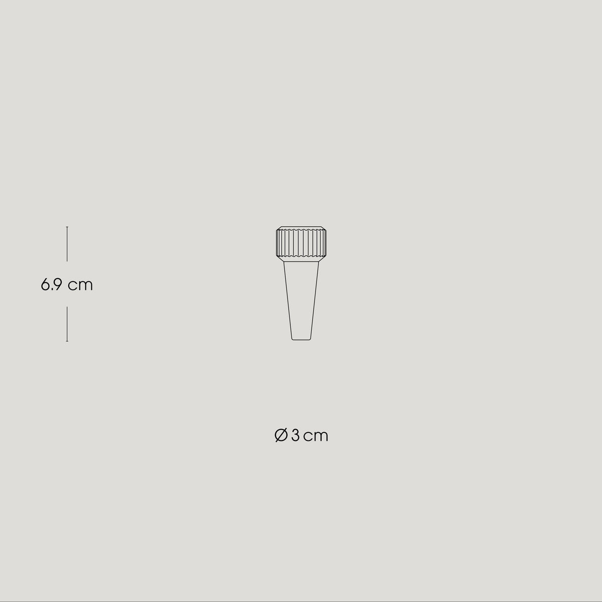 Pilastro wine stopper clear