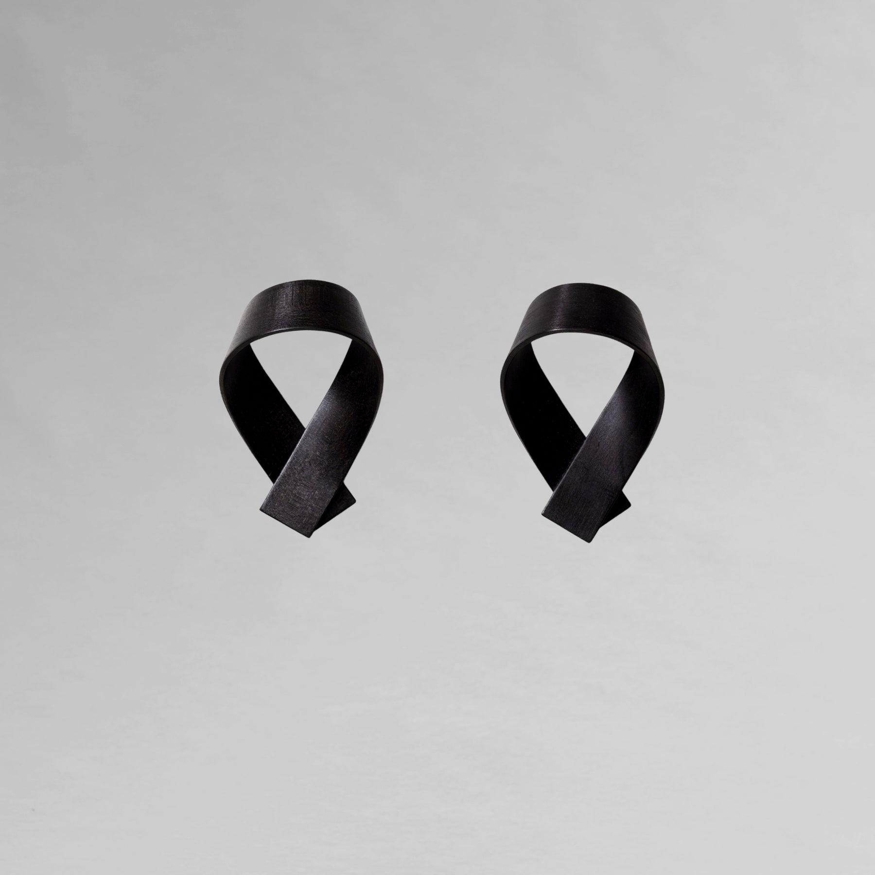 RIBBON Coat Hook - Black Oak, Set/2