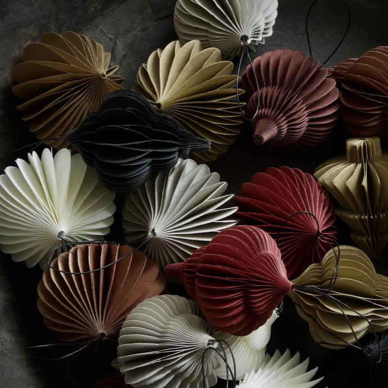 SUSTAIN folding ornament, jewel white  (box of 6)