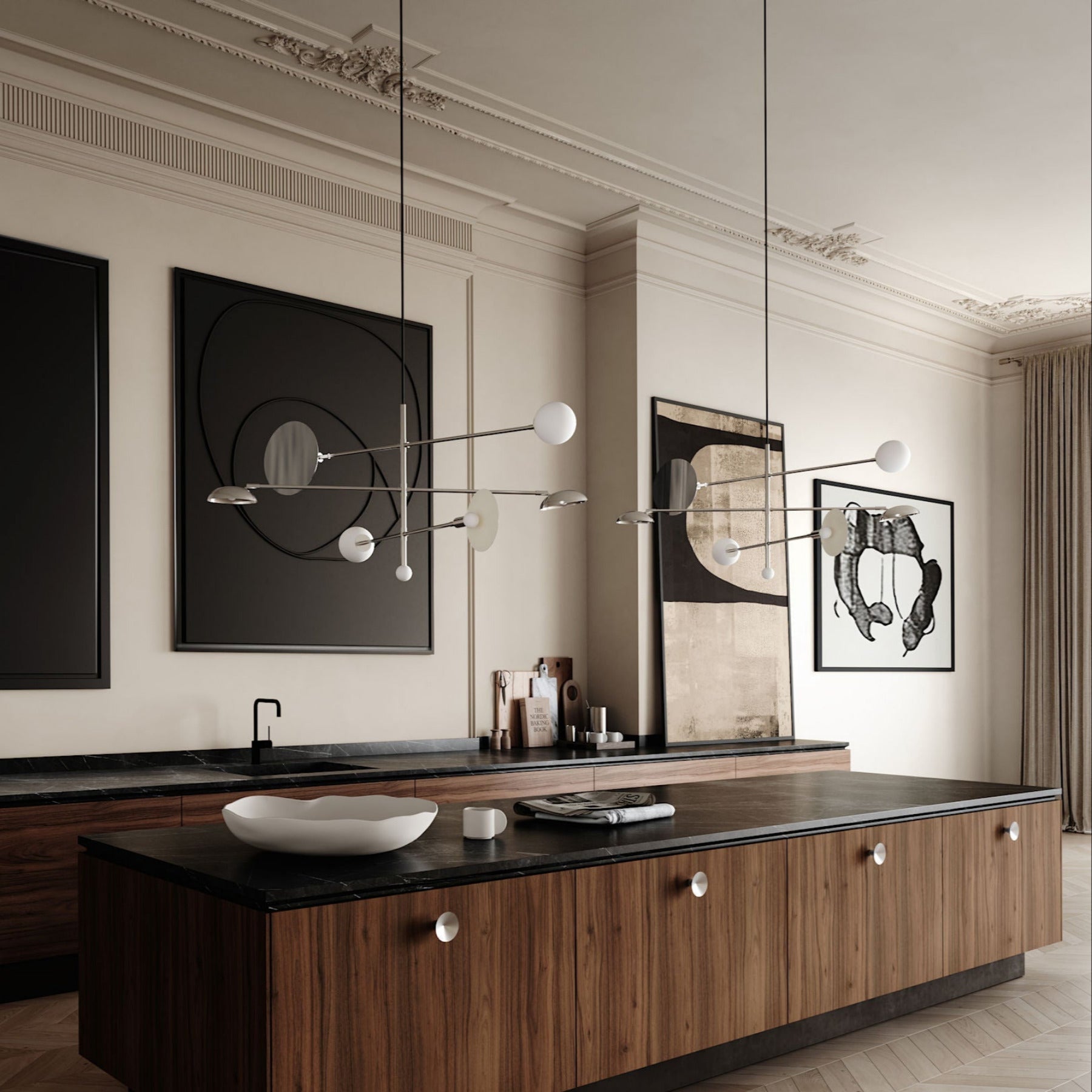 Sahn Chandelier - Chrome*