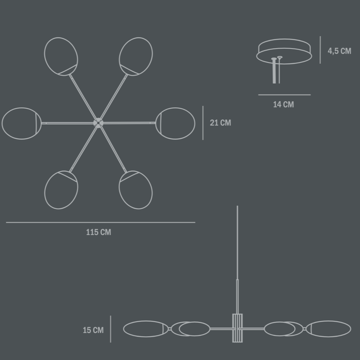 Salon Chandelier - Grande