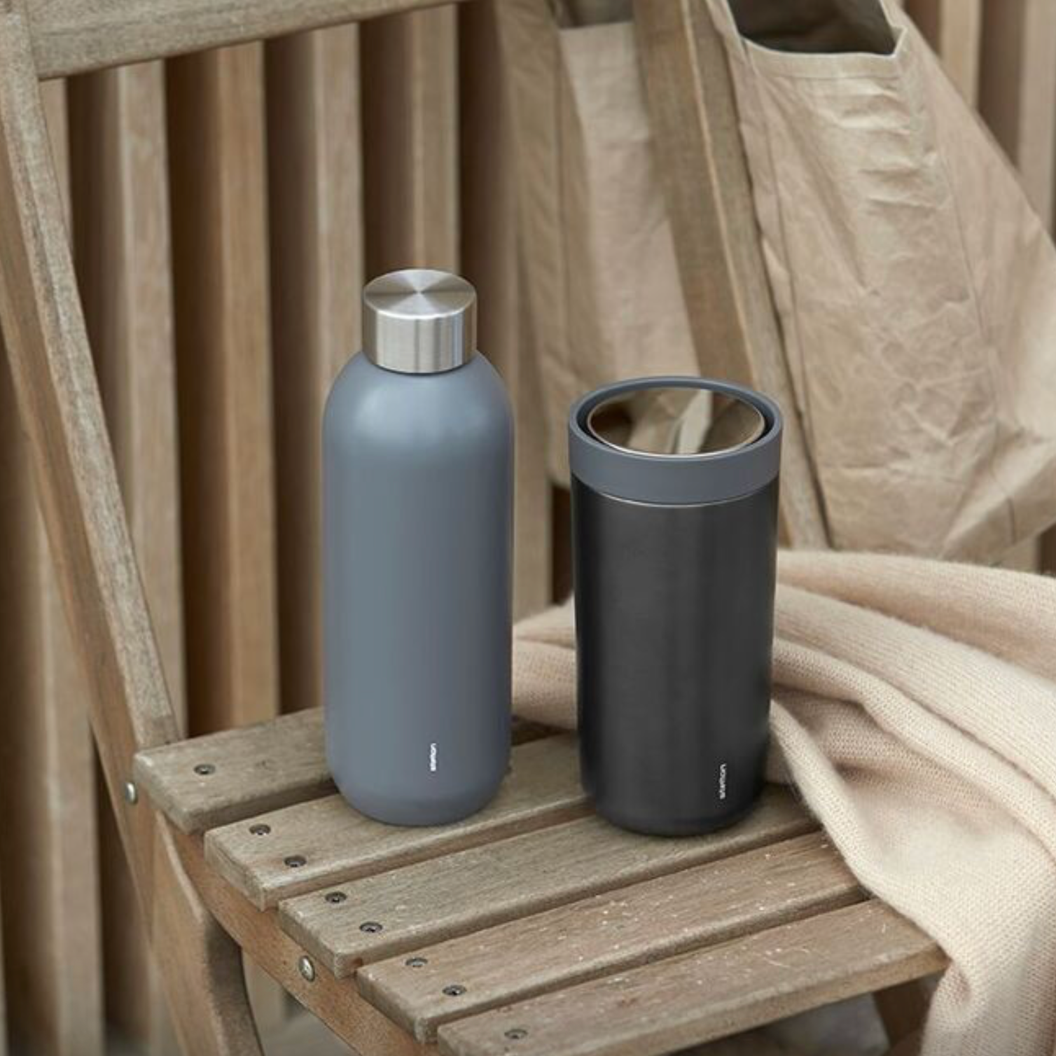 To Go Click vacuum insulated cup 13.5 oz, granite grey