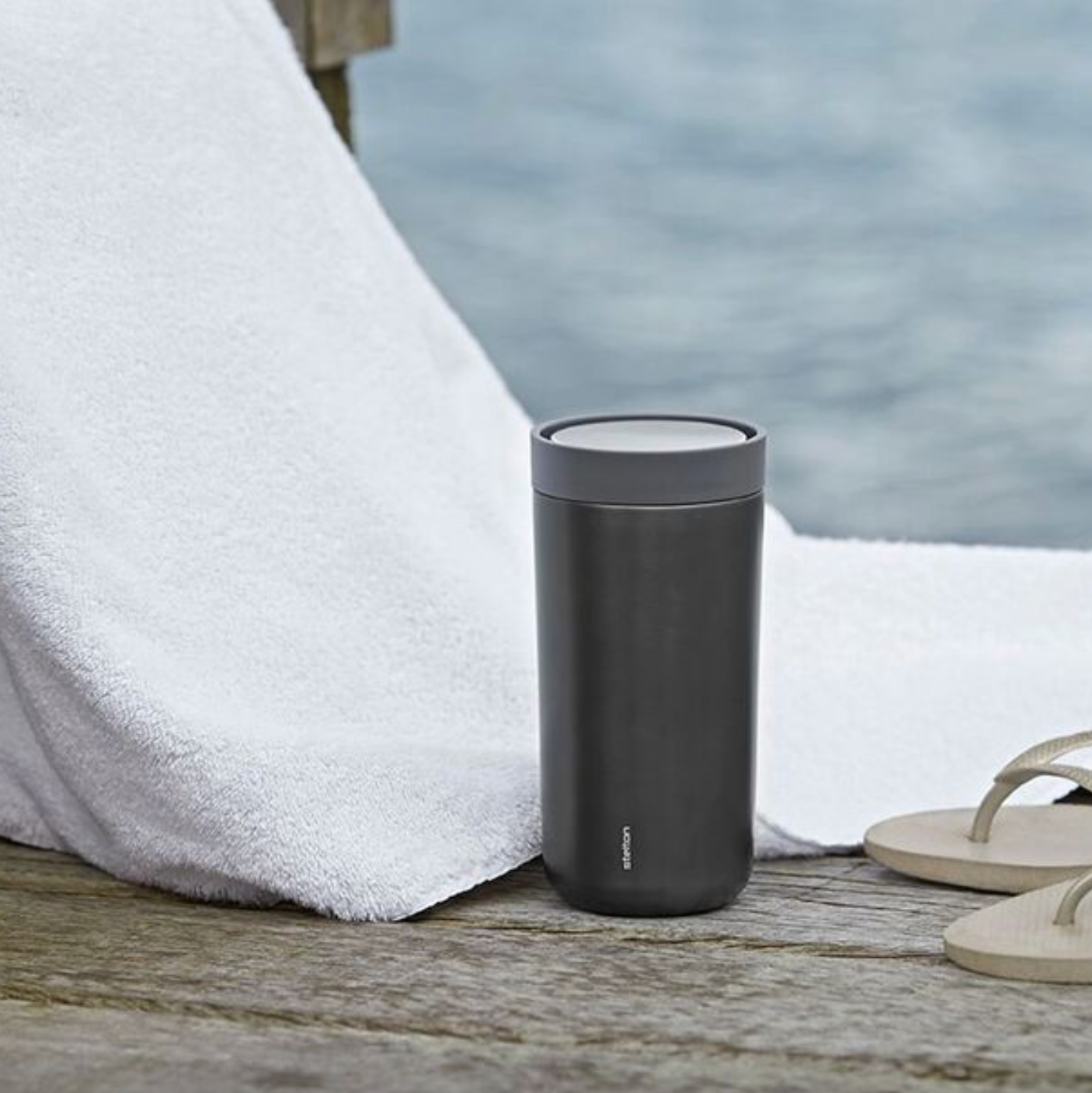 To Go Click vacuum insulated cup 13.5 oz, granite grey