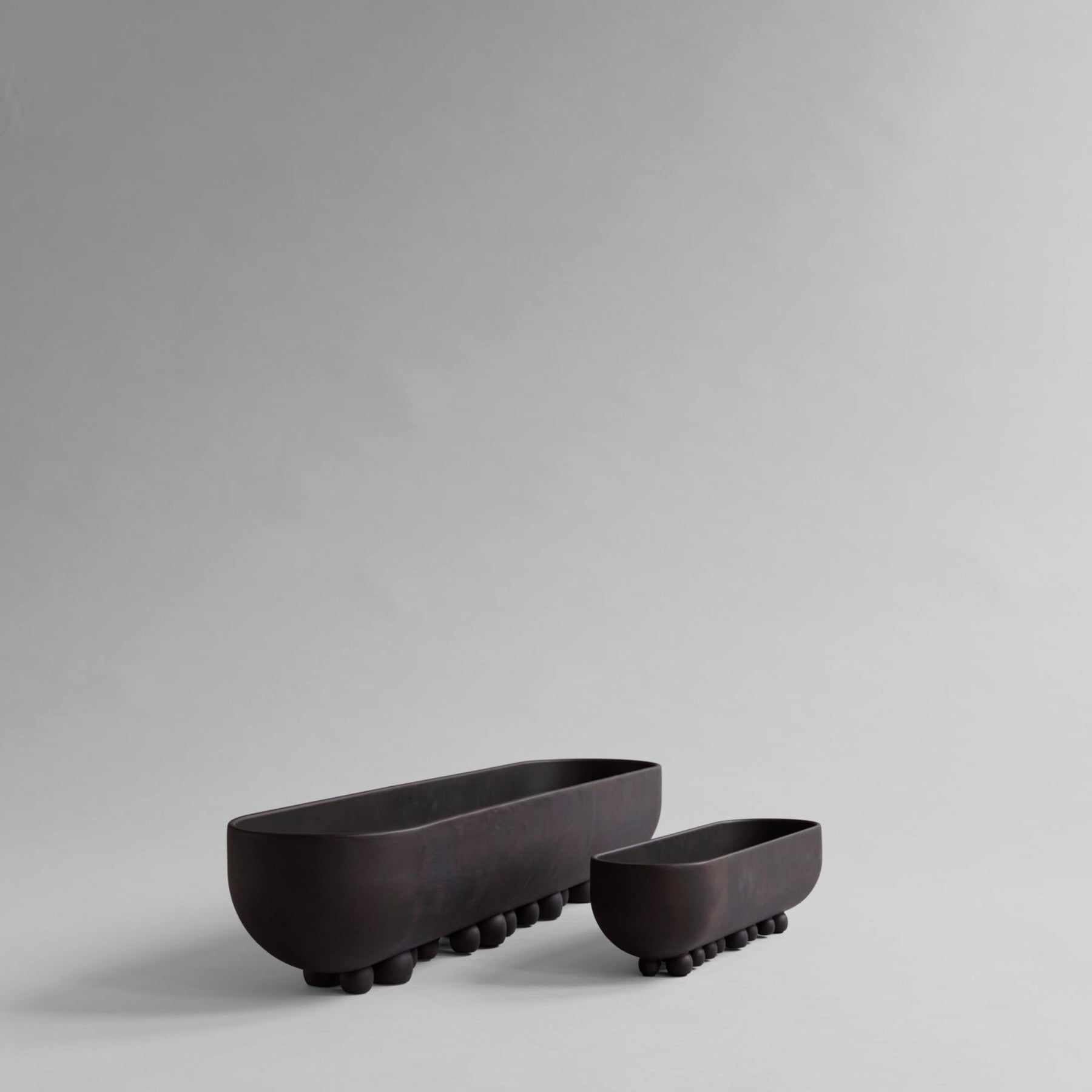 Shinju Tray, Big - Coffee