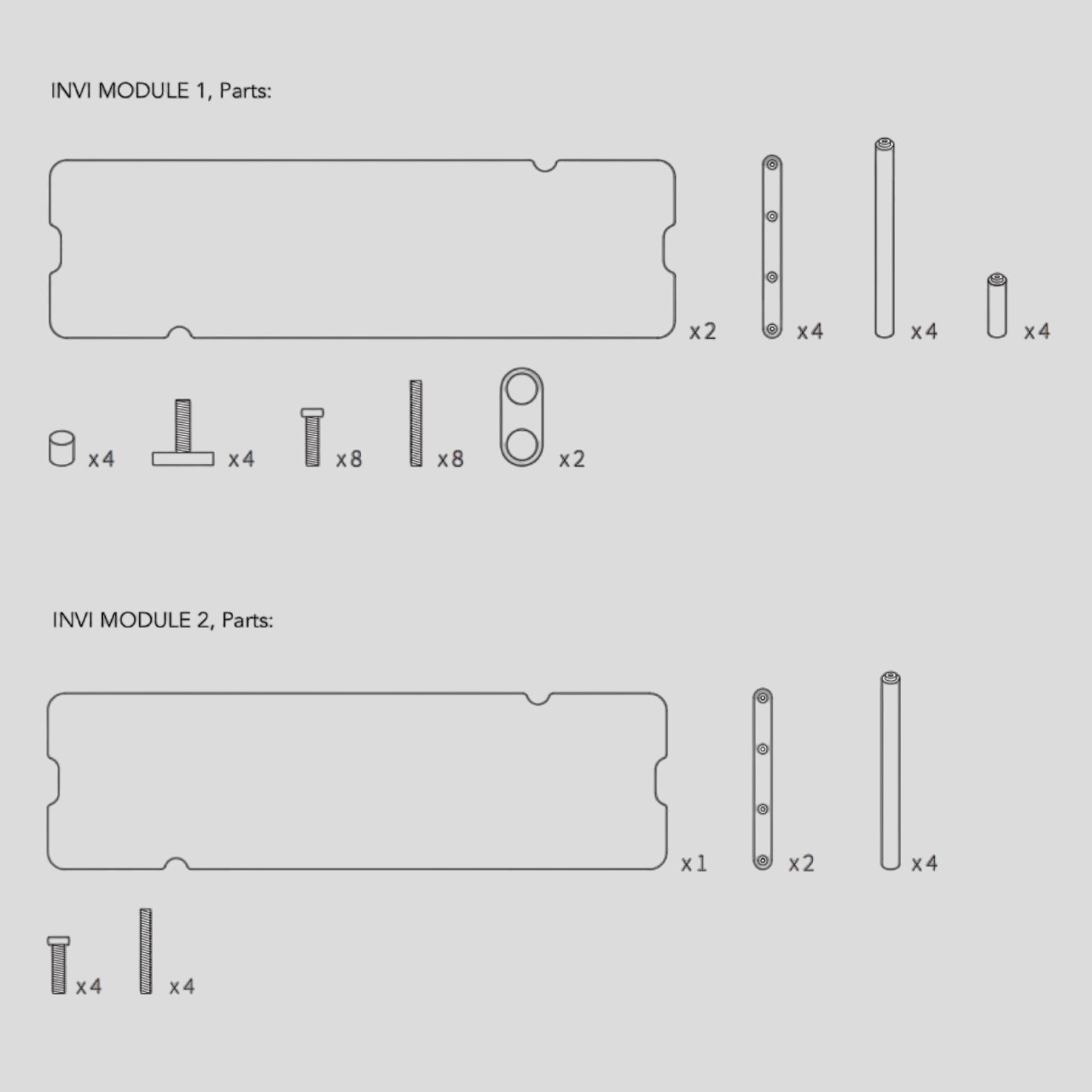 INVI Modular Shelf System