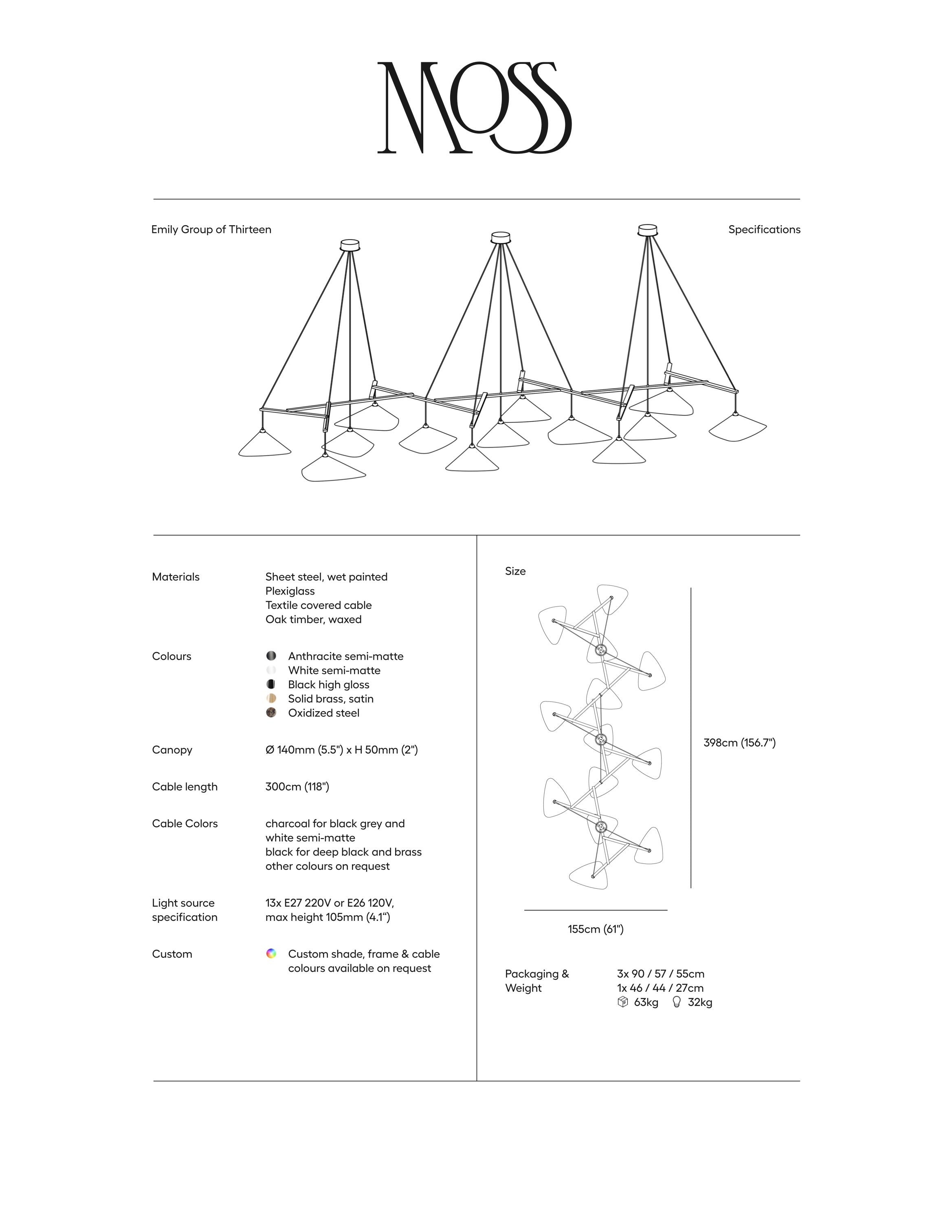 Emily Chandelier, Group of 13 - 7 Finish Options *Made-to-order