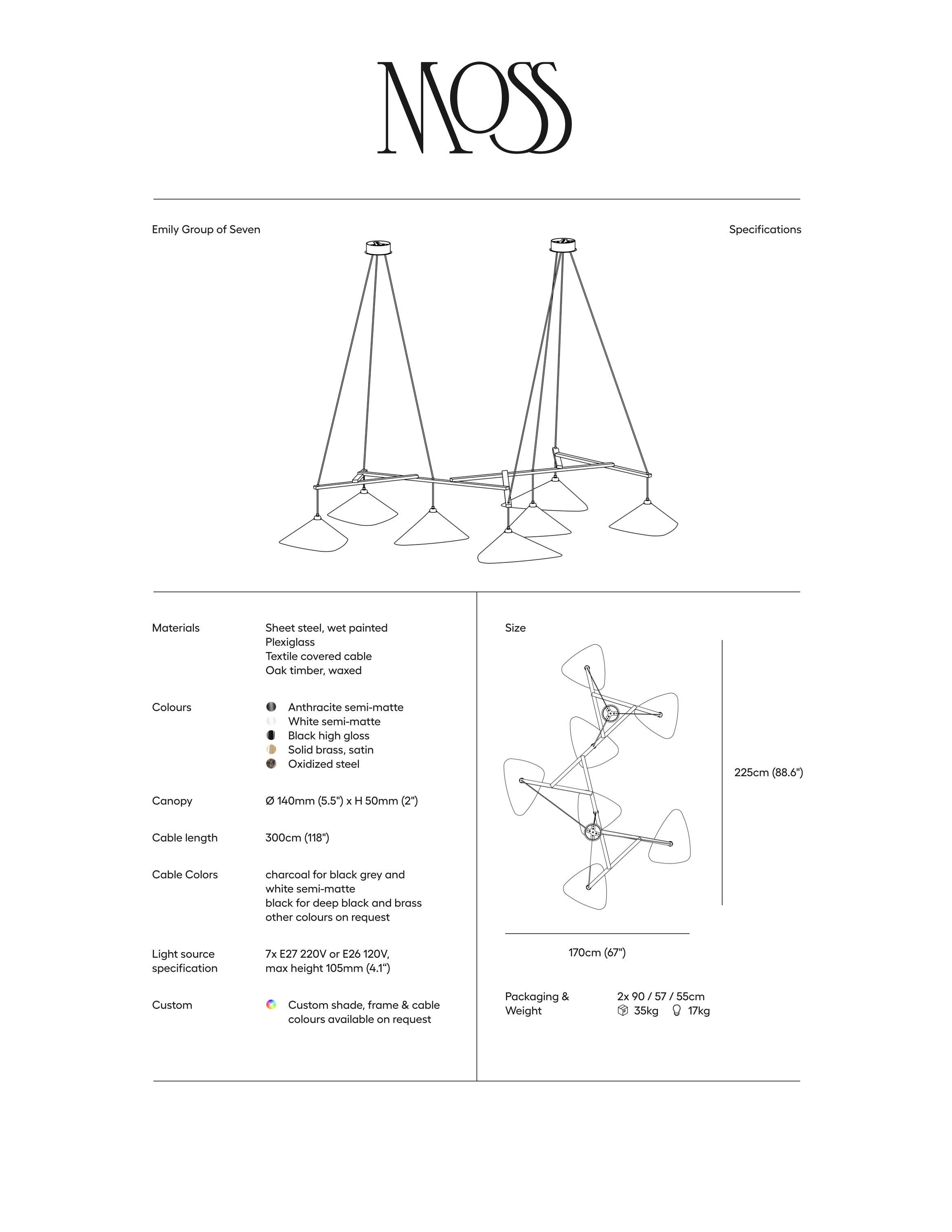 Emily Chandelier, Group of 7 - 7 Finish Options *Made-to-Order