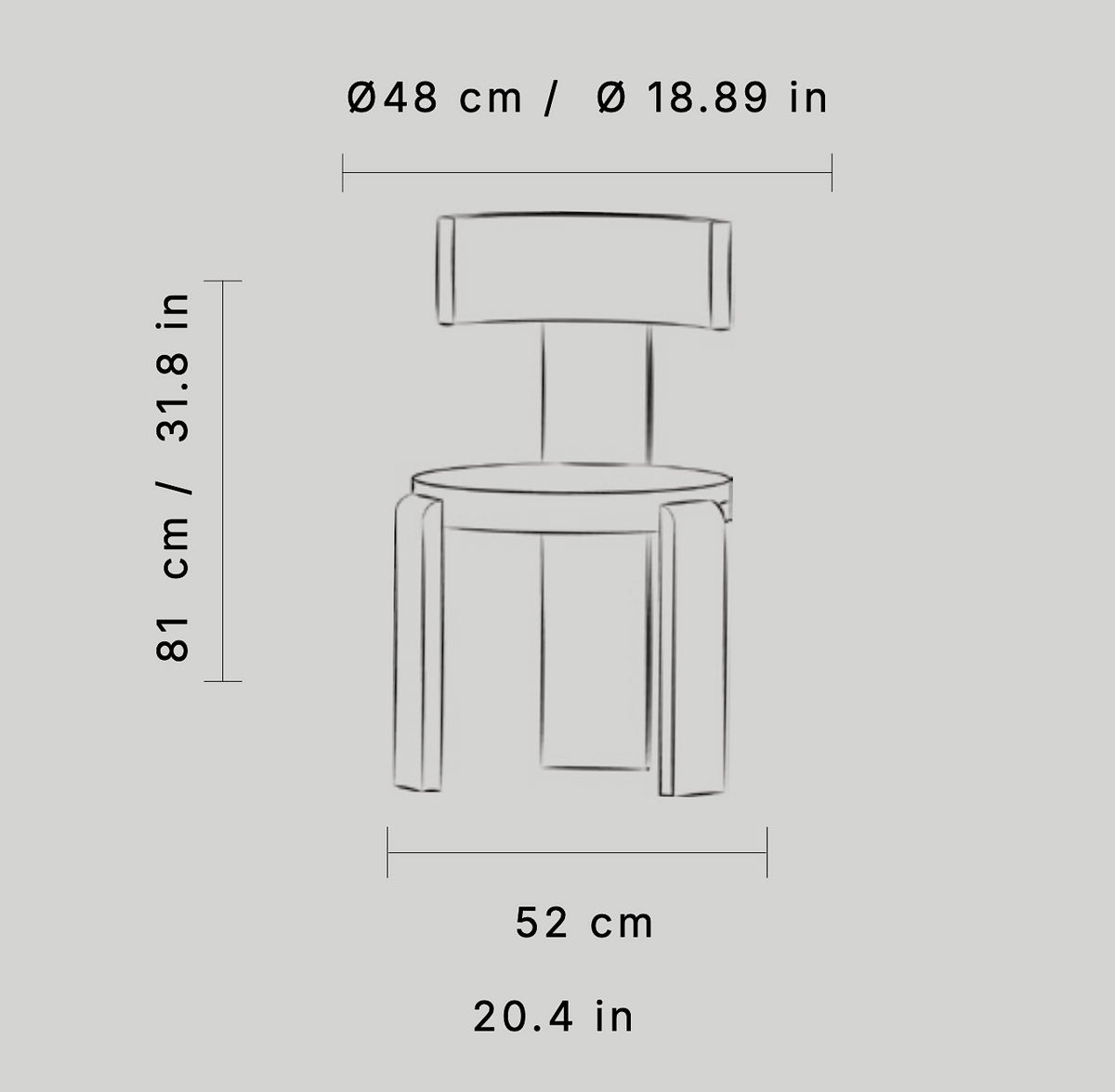 Spina Dining Side Chair, 4 Finishes