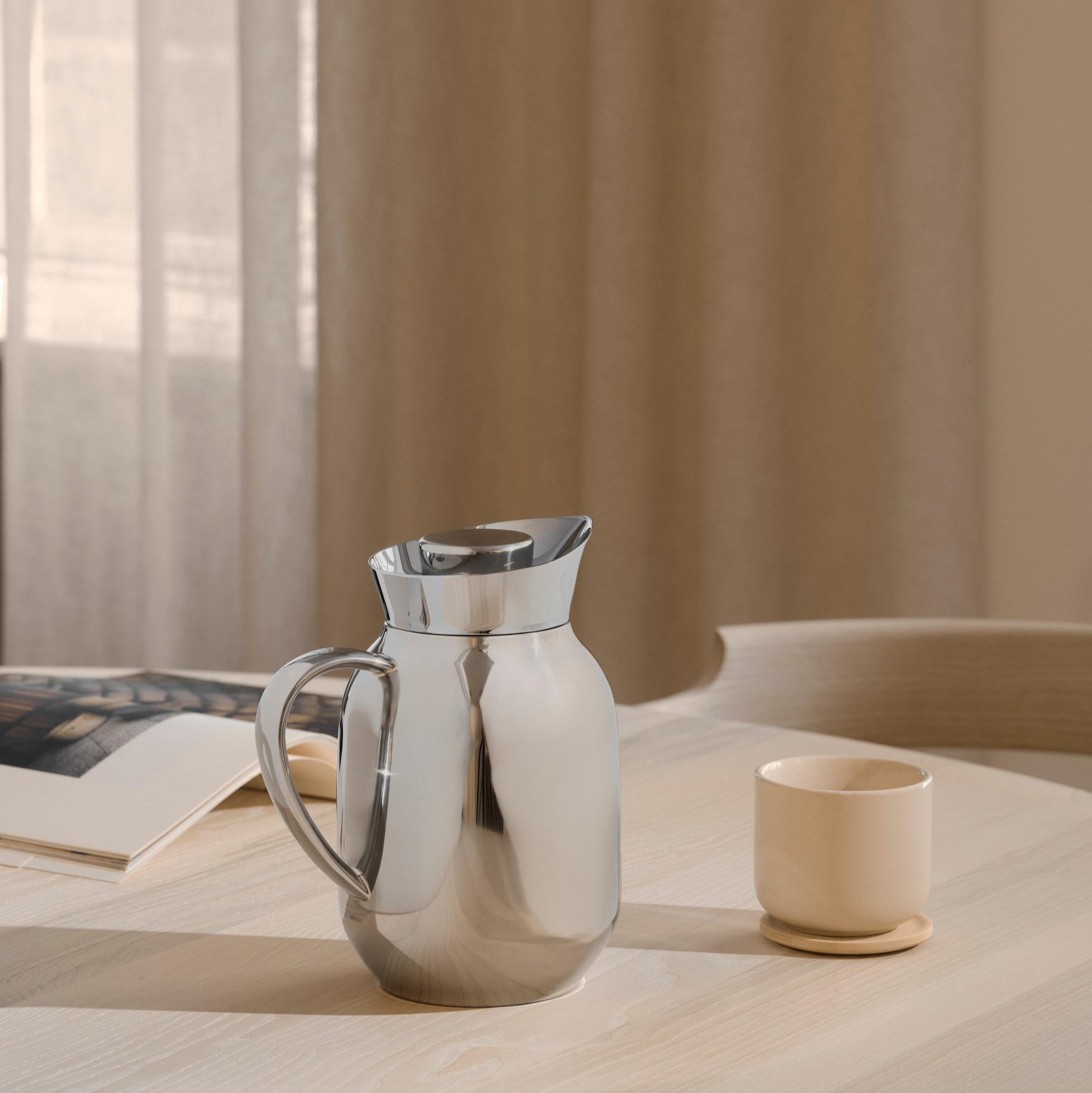 Amphora vacuum jug, coffee 1L - Steel