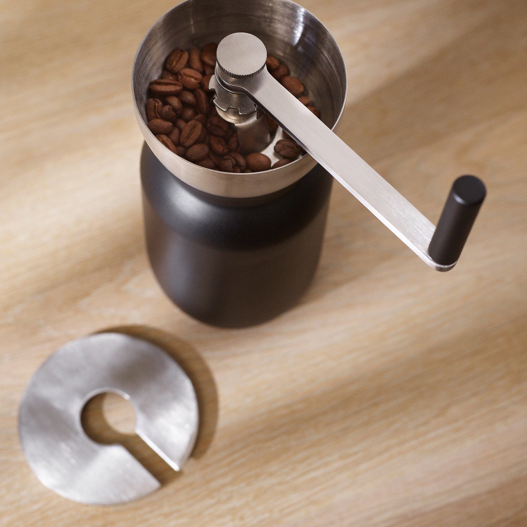 Collar coffee grinder*