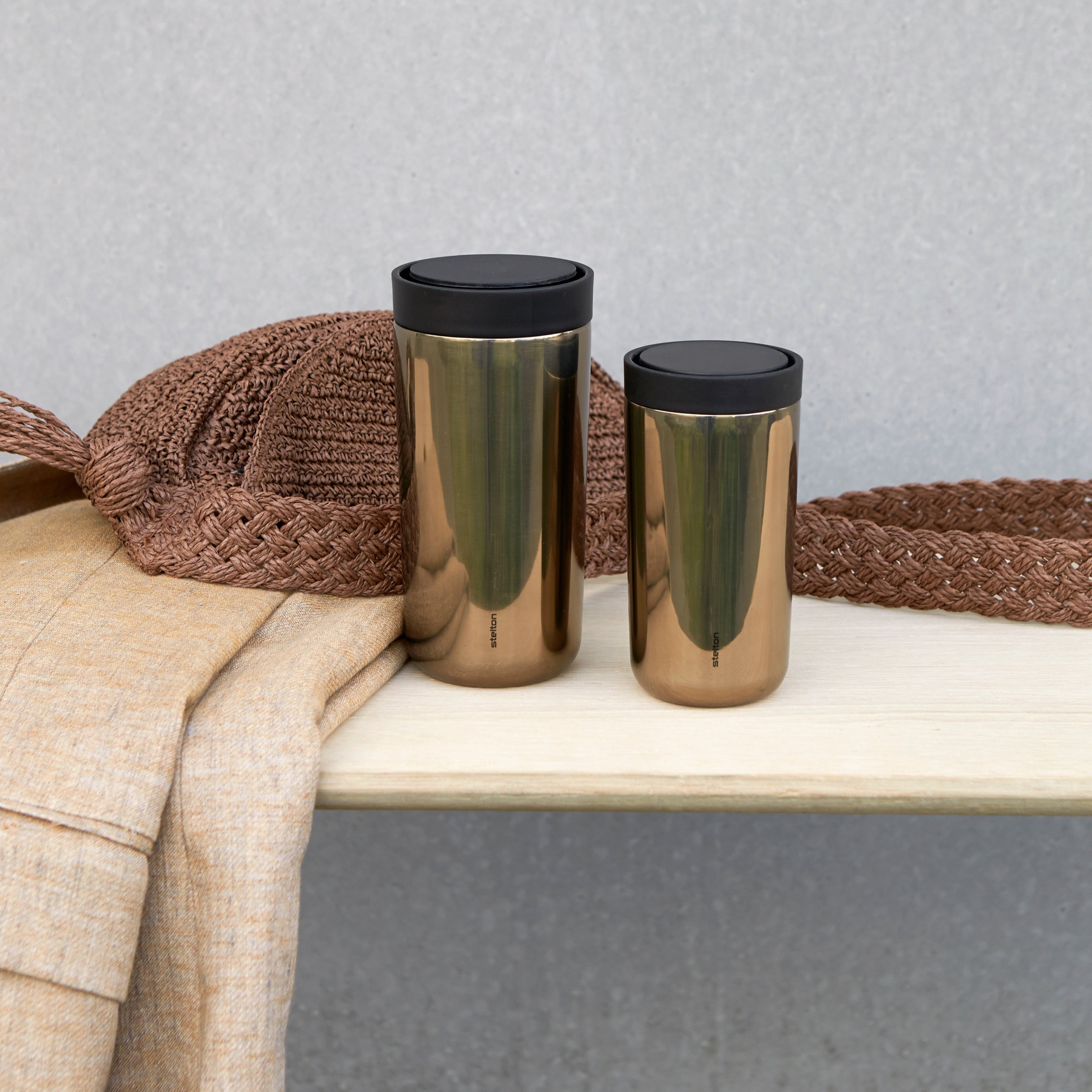 To Go Click vacuum insulated cup 13.5 oz, dark gold