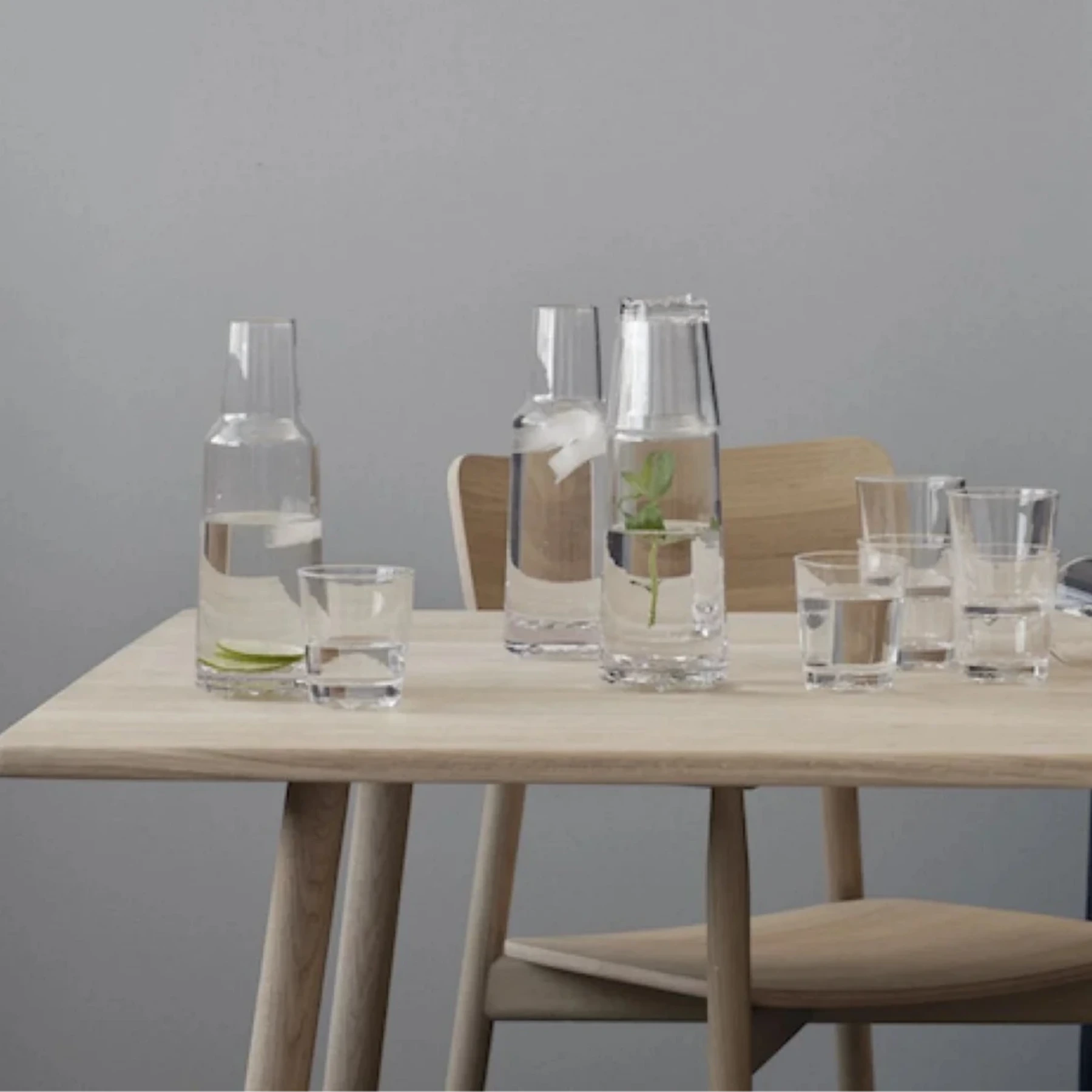 Glacier drinking glasses - Set of 6