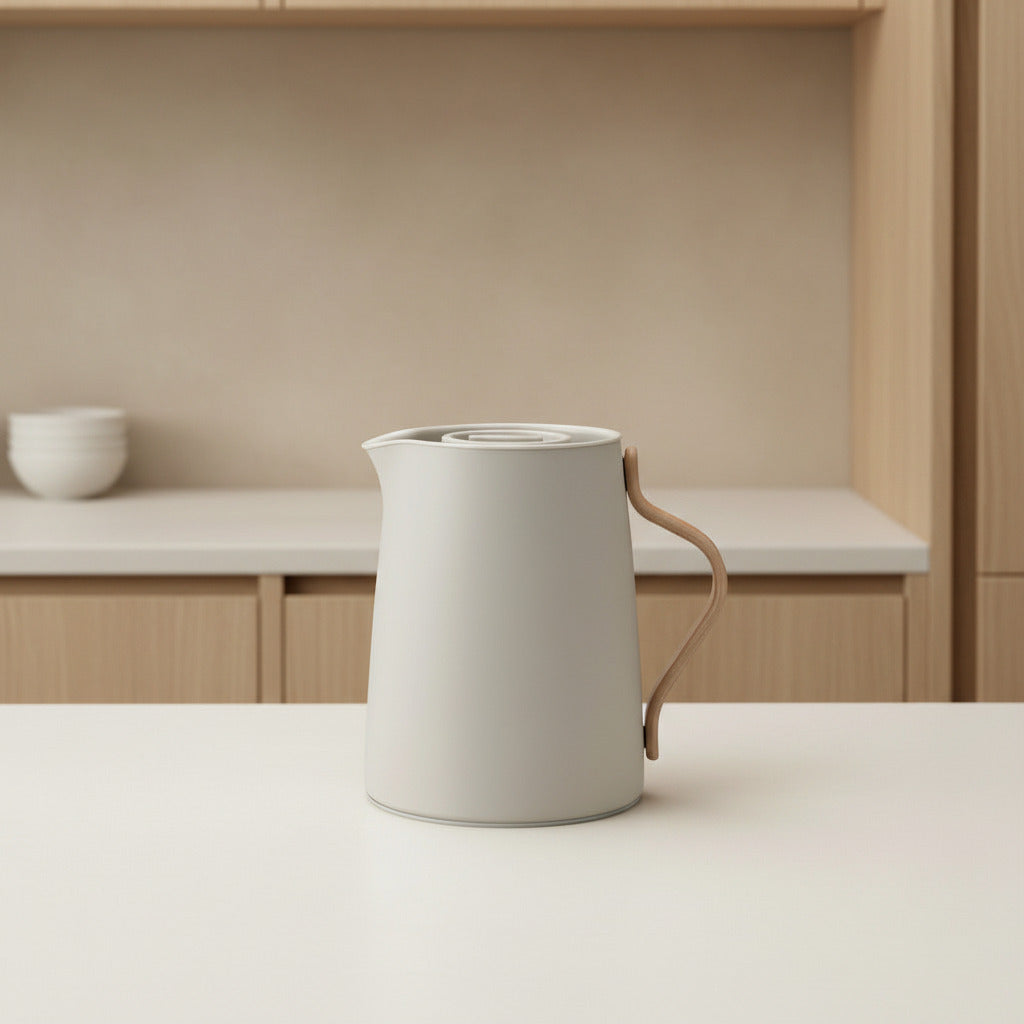 Emma vacuum jug with tea brewer - 1 L - soft sand