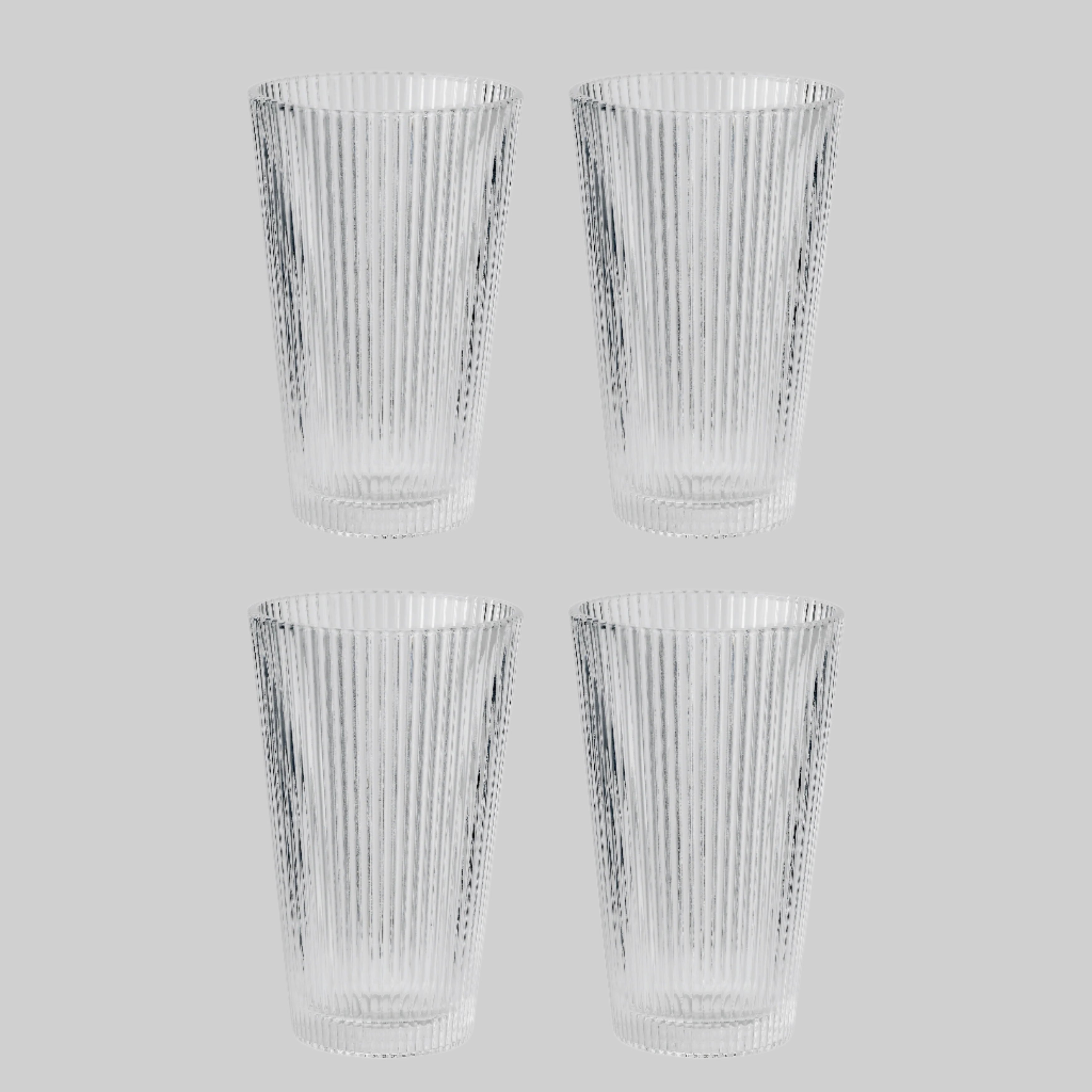 Pilastro large drinking glasses, set of 4
