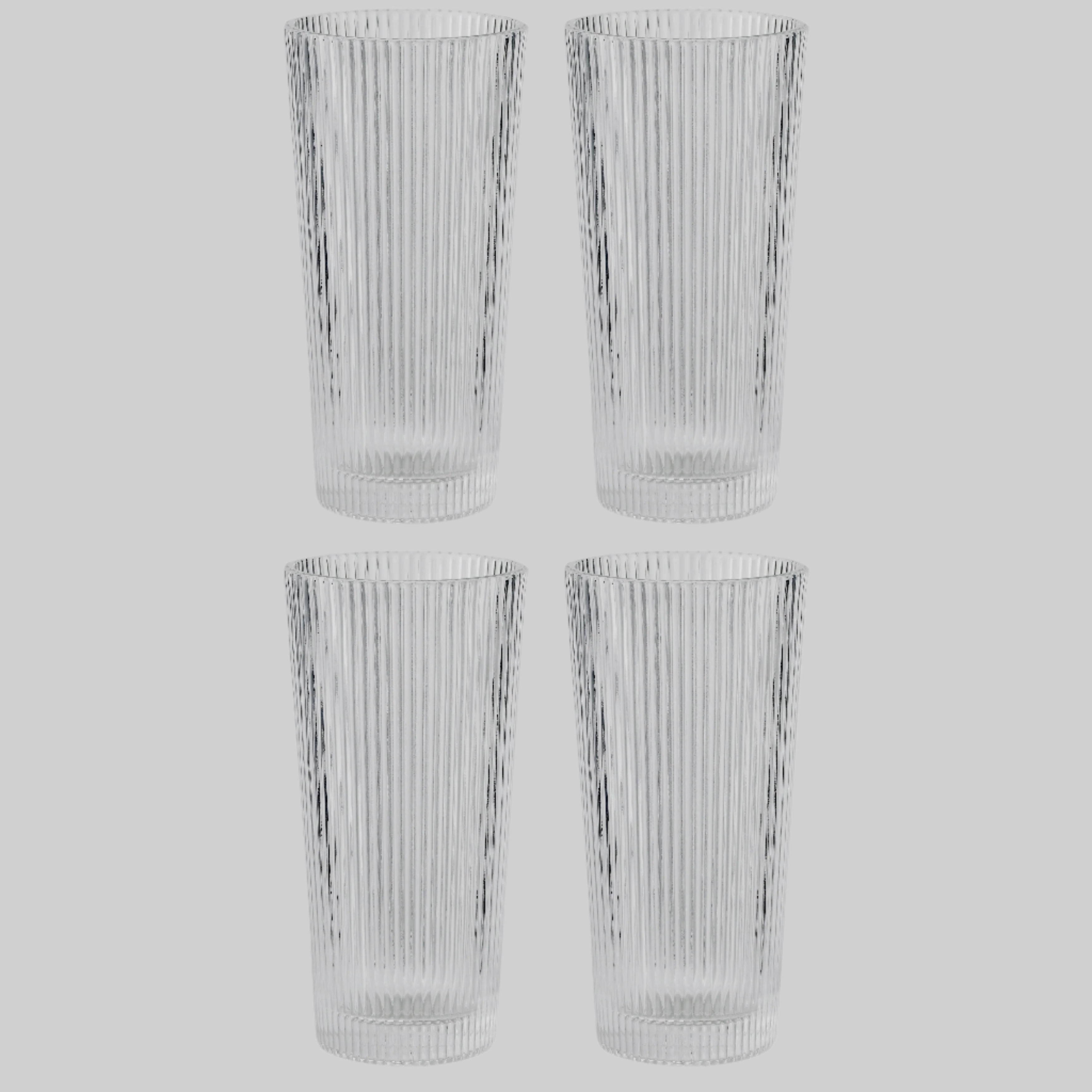 Pilastro long drinking glasses, set of 4