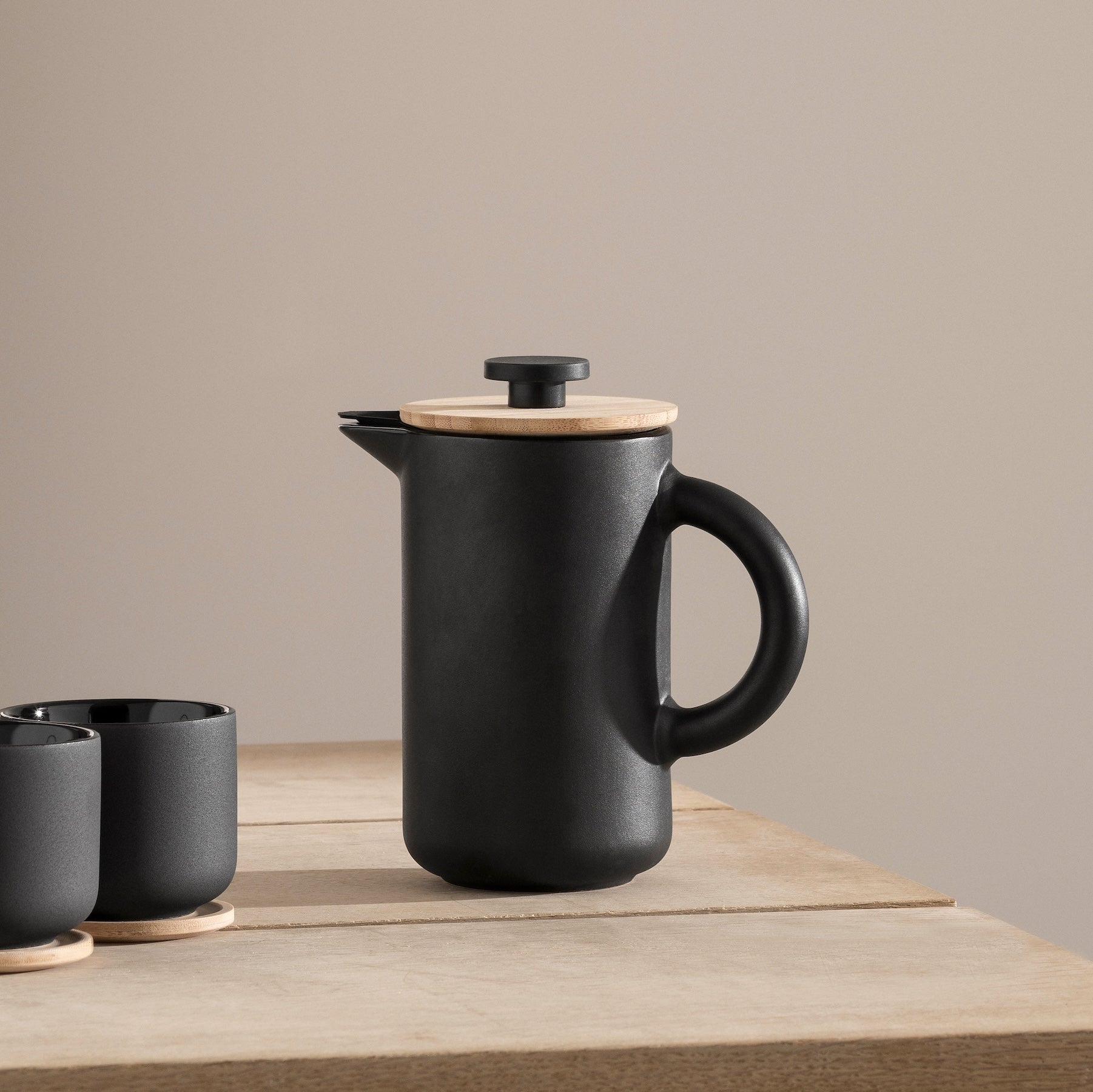 Theo French press 0.8 L - matte black