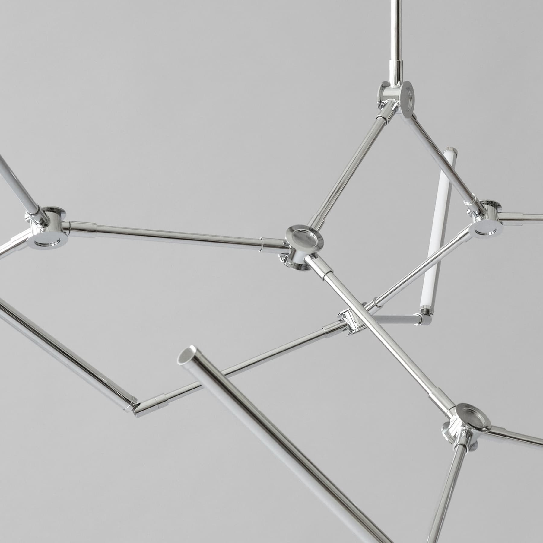 Stick Chandelier - Chrome