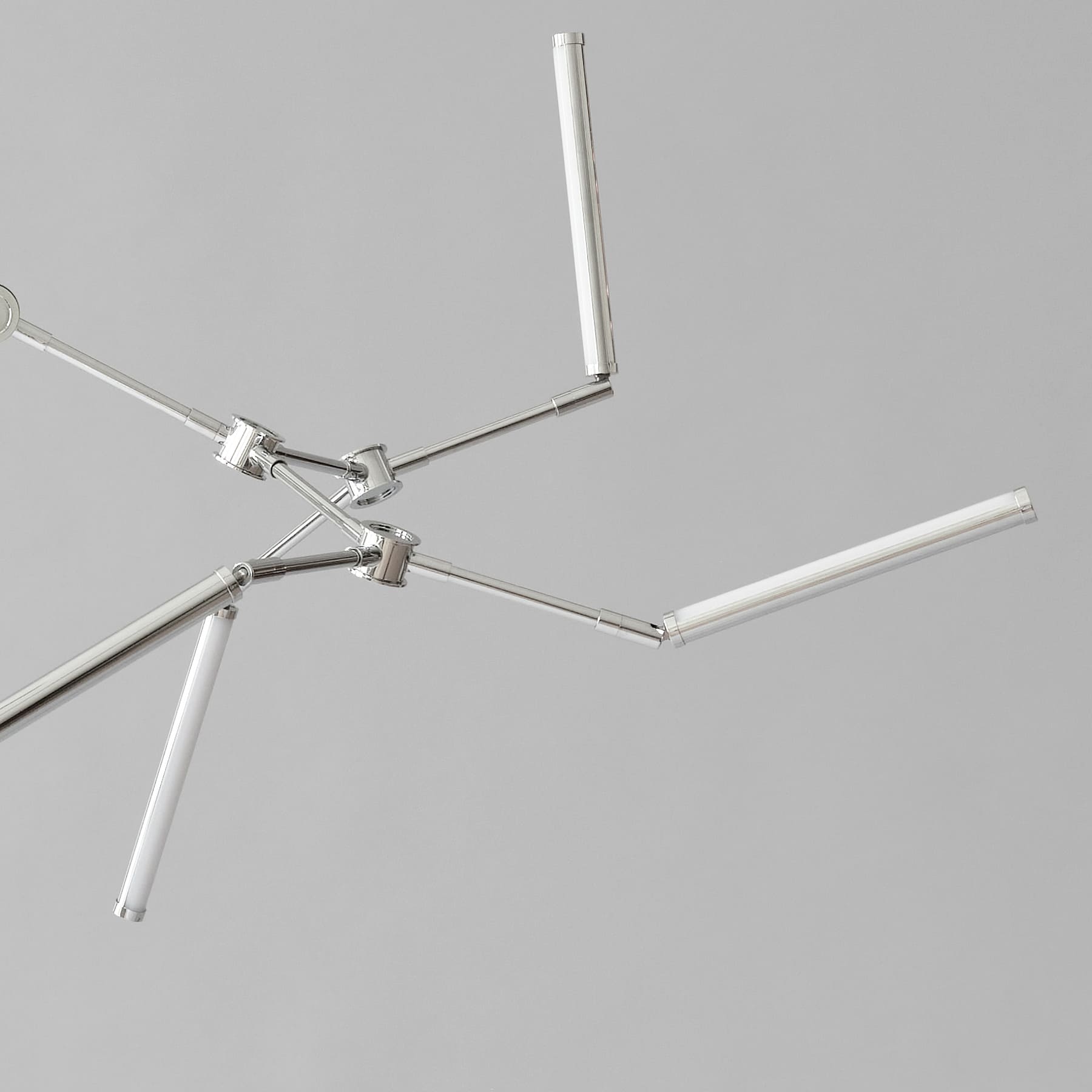 Stick Chandelier, Mini - Chrome