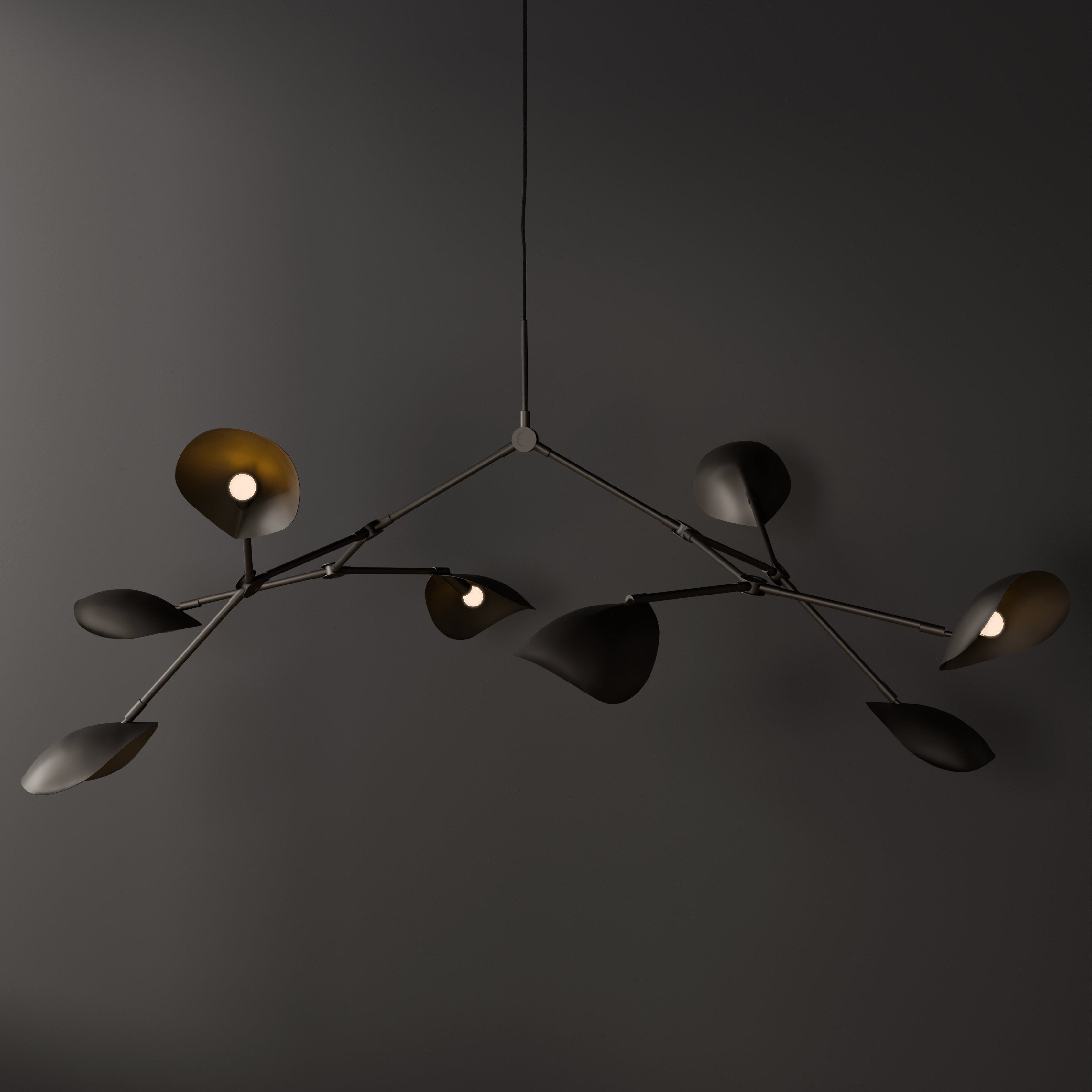 Stingray Chandelier Grande UL - Bronze
