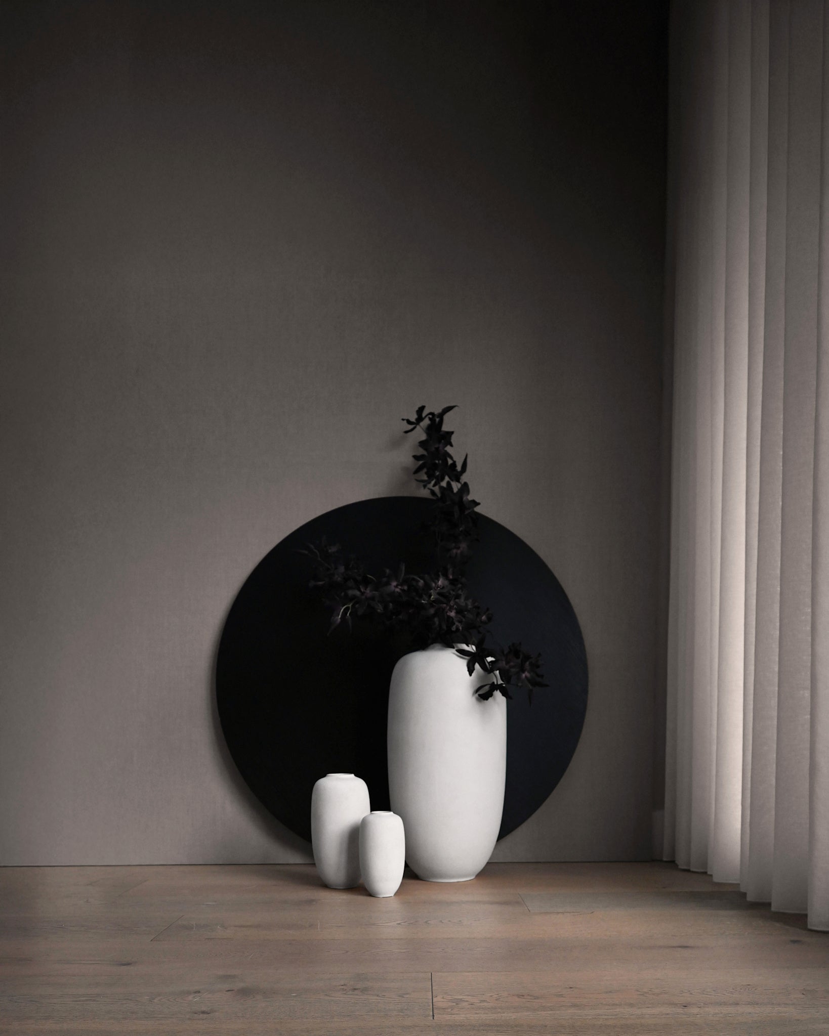 Sunao Vase Slim, Petit - Birch