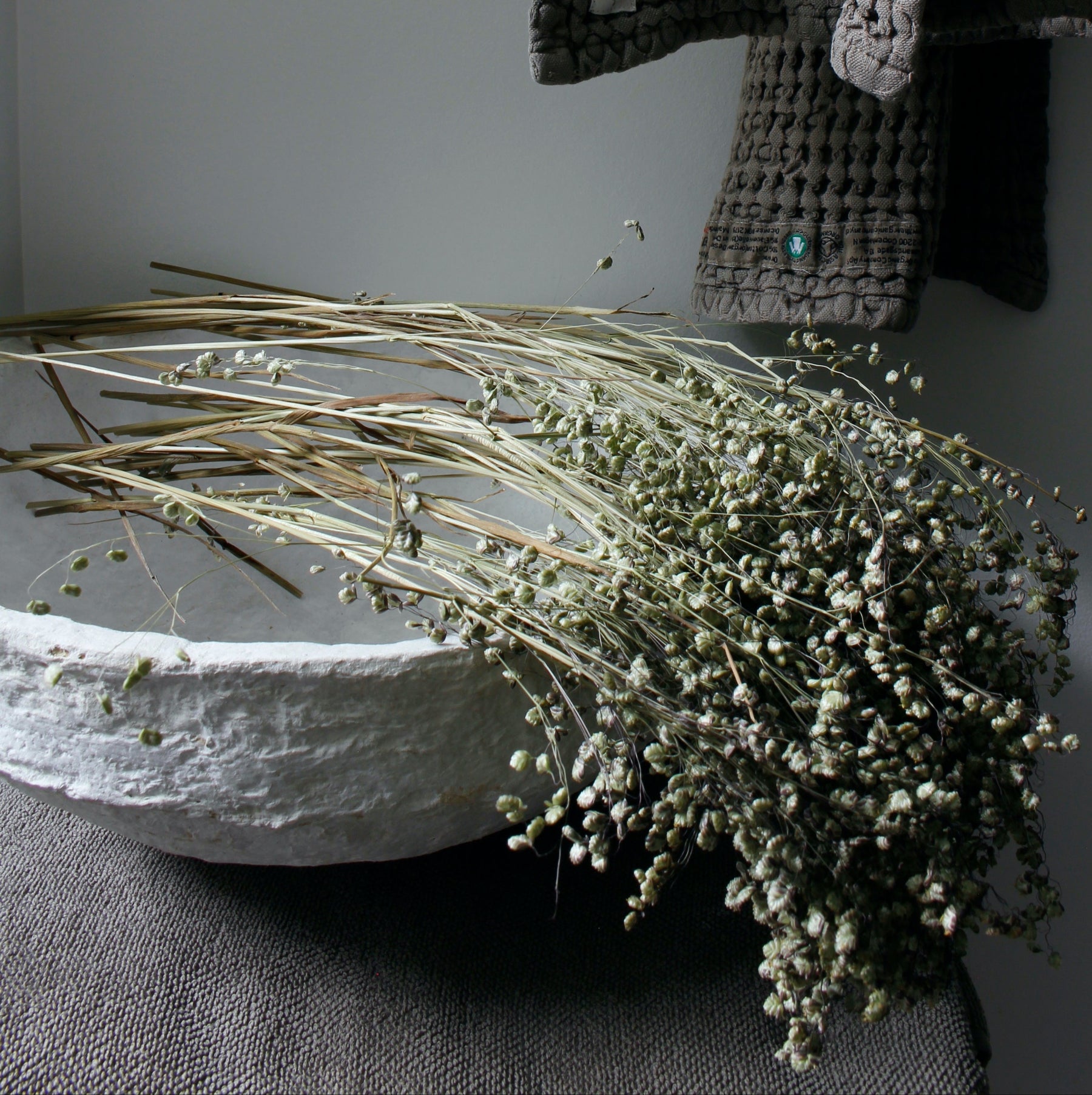 SUSTAIN Sculptural Bowl - large, white