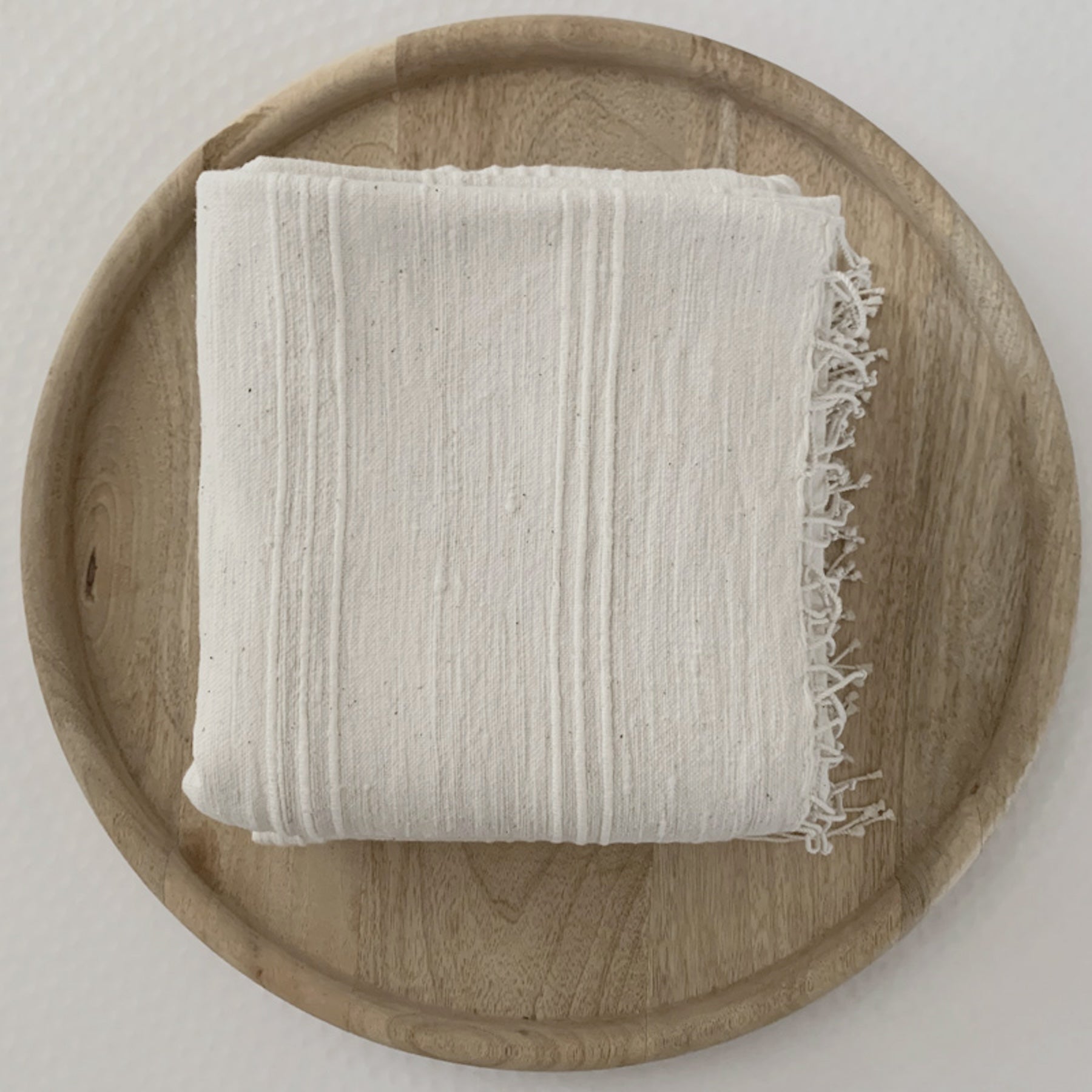 Tihku Towel Collection | All White - Hand Woven