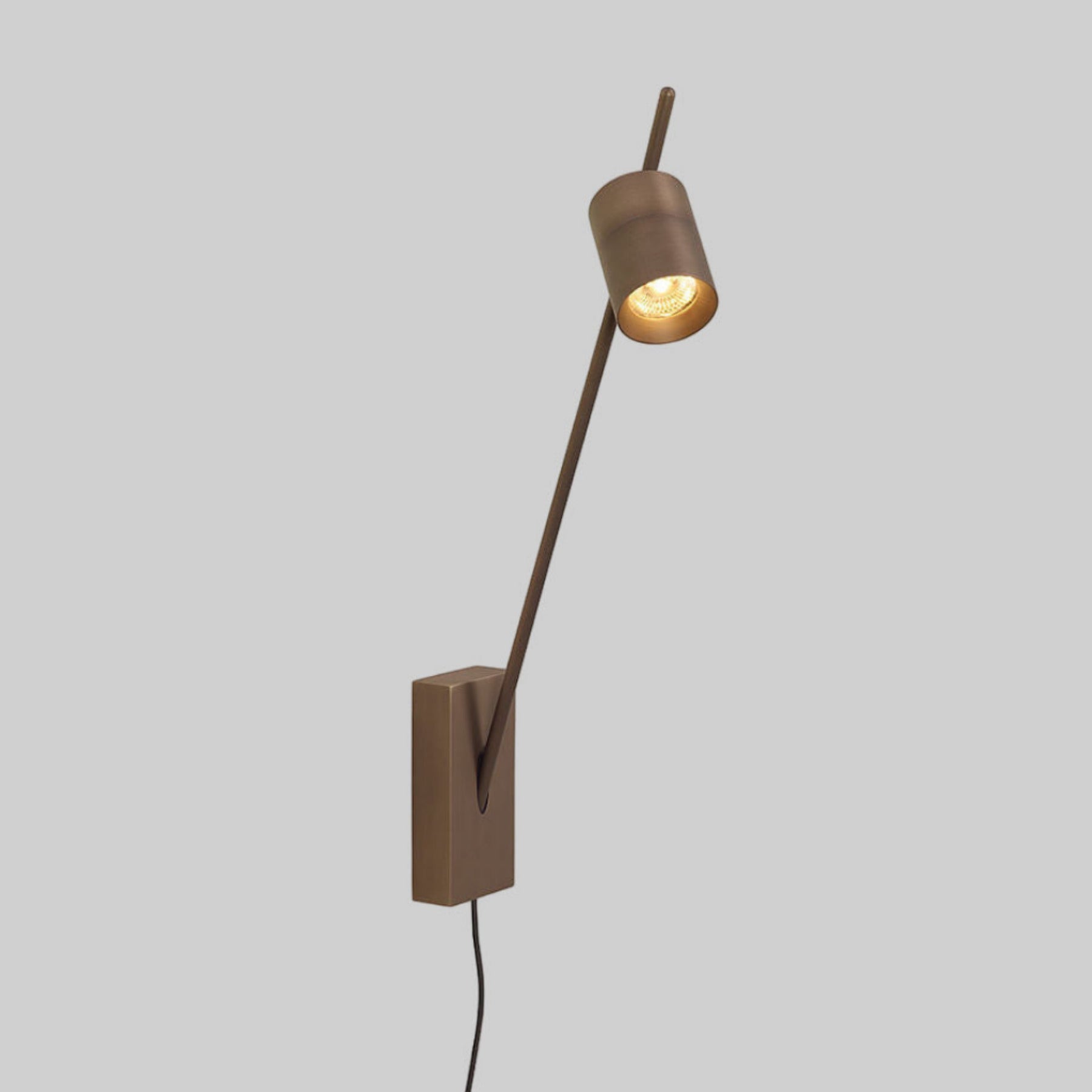 Aude Wall Lamp with Plug & Switch on Cord - 4 Finish Options *Made to Order