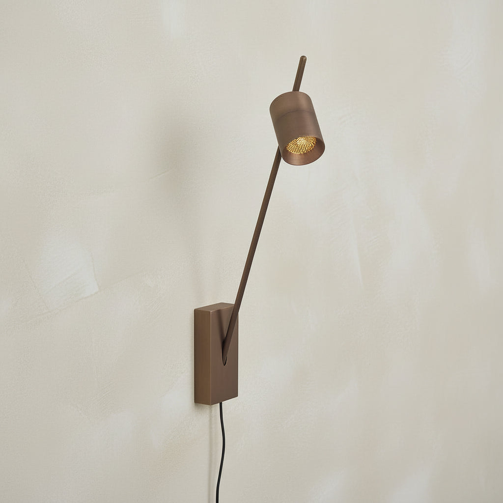 Aude Wall Lamp with Plug & Switch on Cord - 4 Finish Options *Made to Order