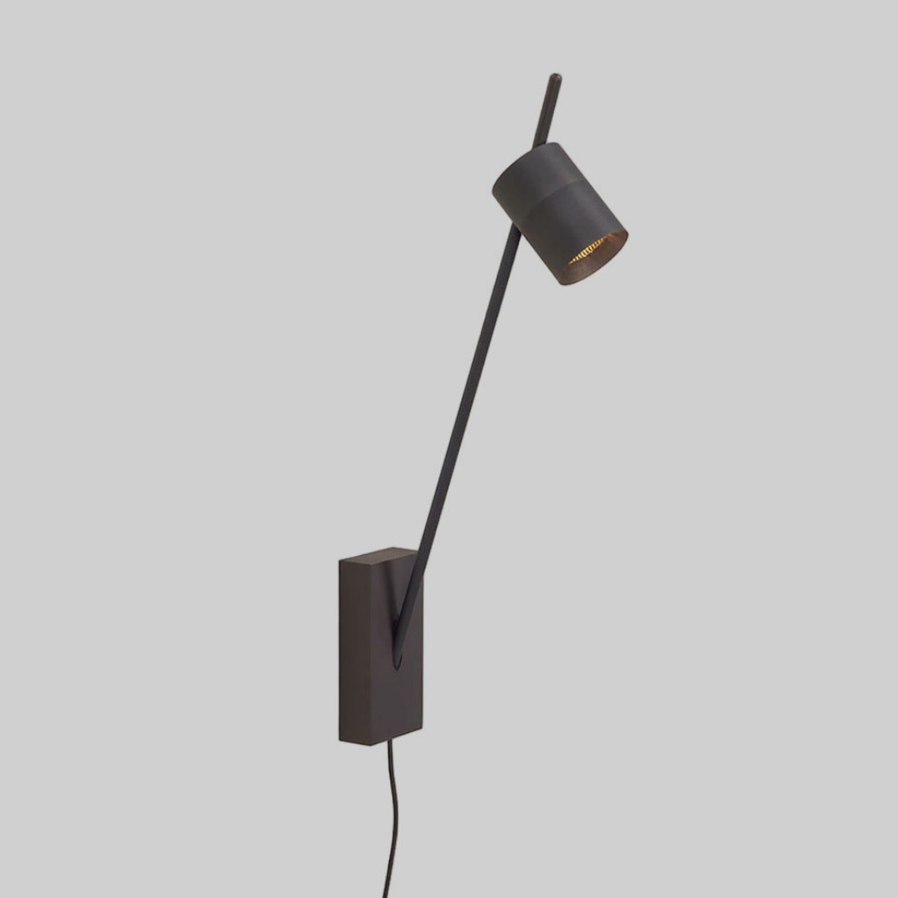 Aude Wall Lamp with Plug & Switch on Cord - 4 Finish Options *Made to Order